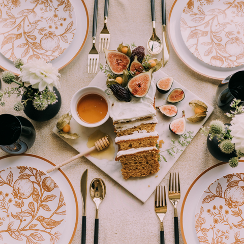Rosh Hashanah Plates & Bowls