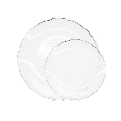 Clear/Silver Petal Colletion