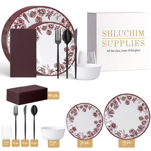 Service for 20 | Kippur & Candlelight | with Bowls & Cups