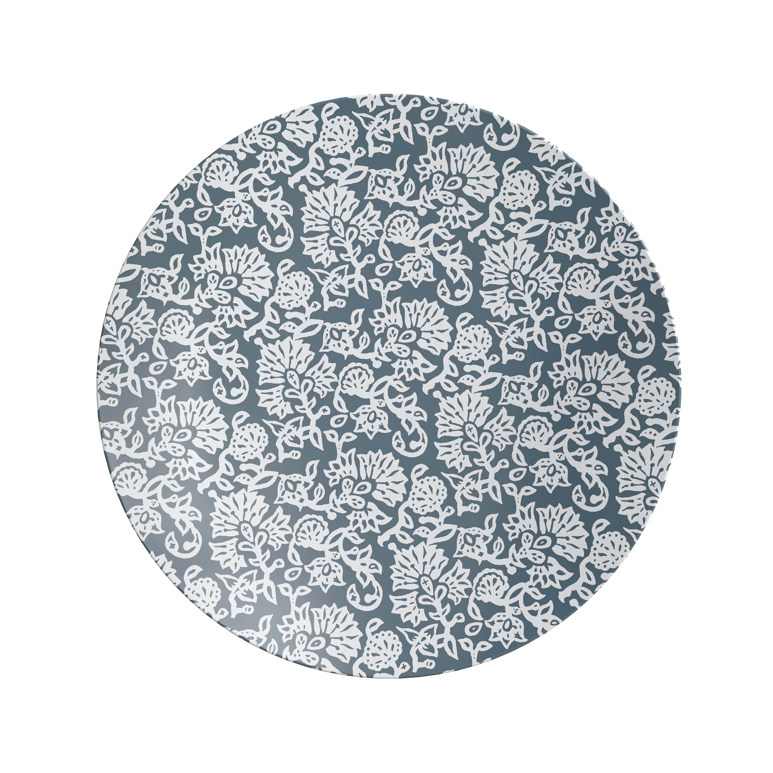 10 In. Garden Damask Design Plastic Plates | 120 Count