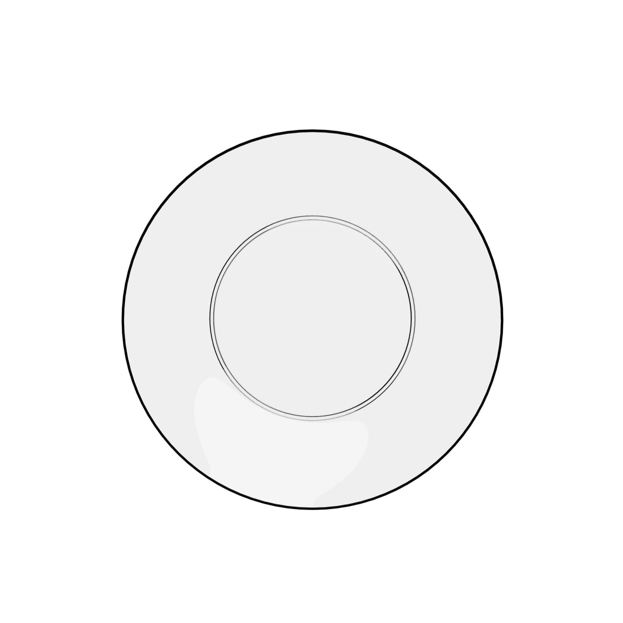 140 Piece Clear Black Rim Combo Set | Serves 20 Guests