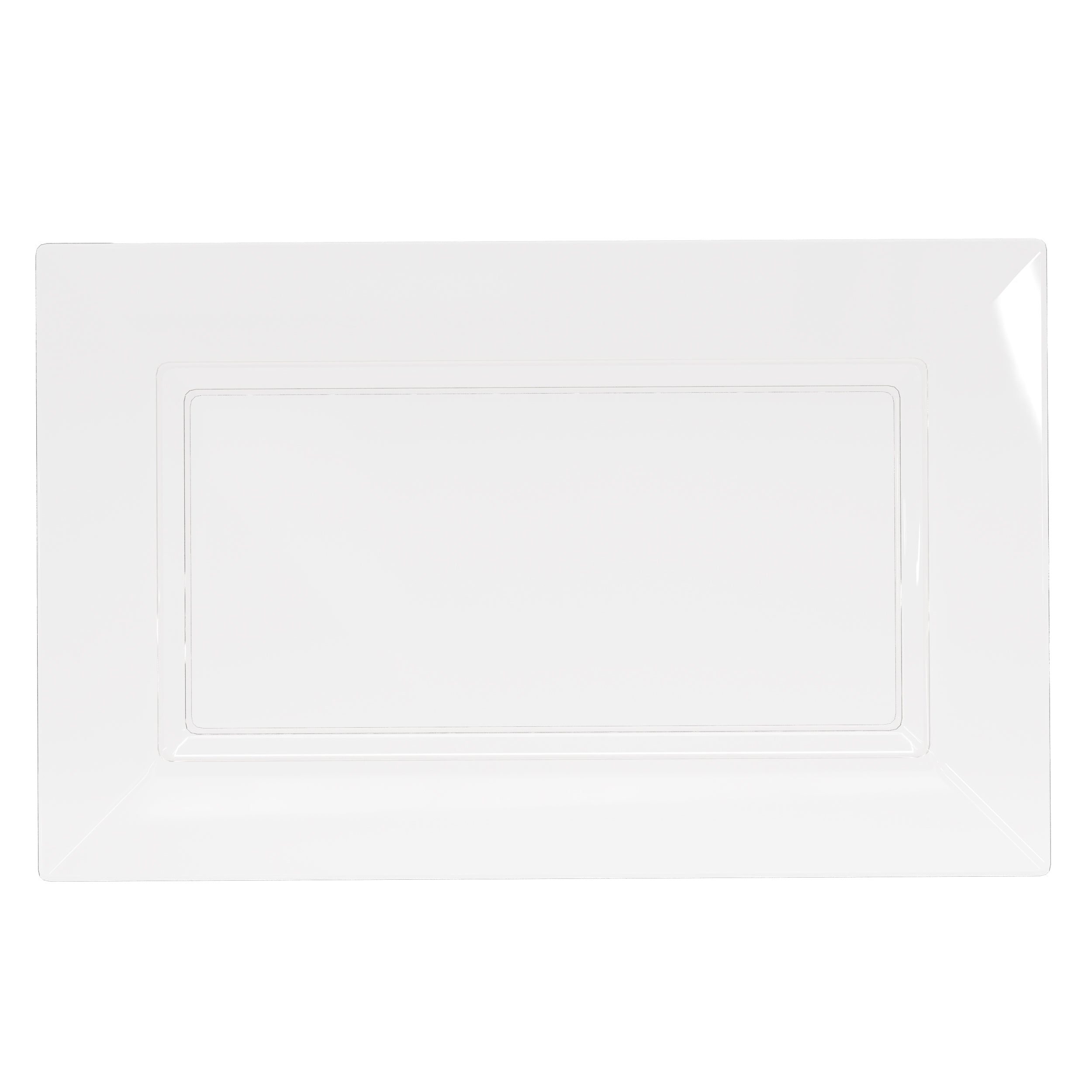 Clear Rectangle 12.75"  |  240 Count