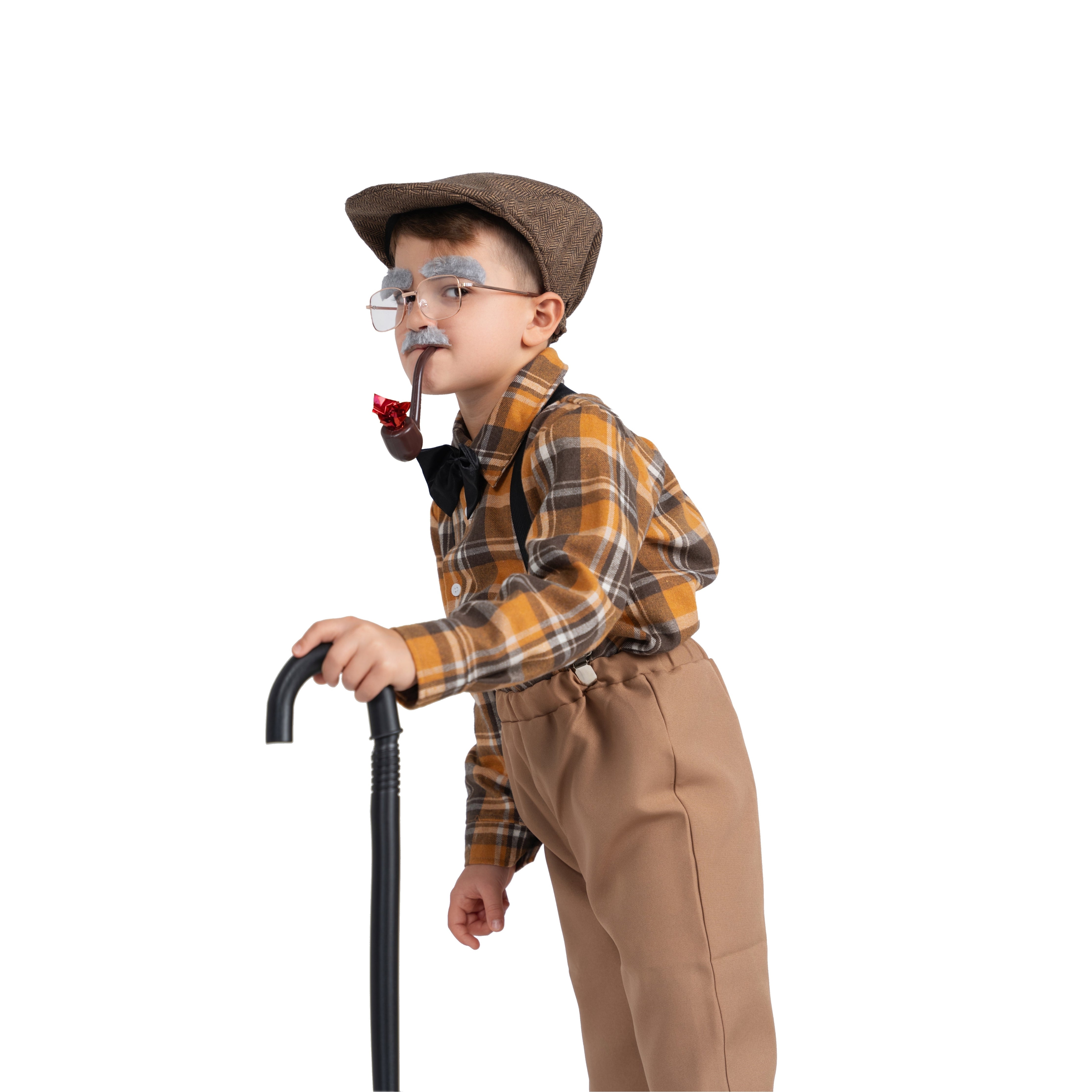 Old Man Grandpa Costume - Kids