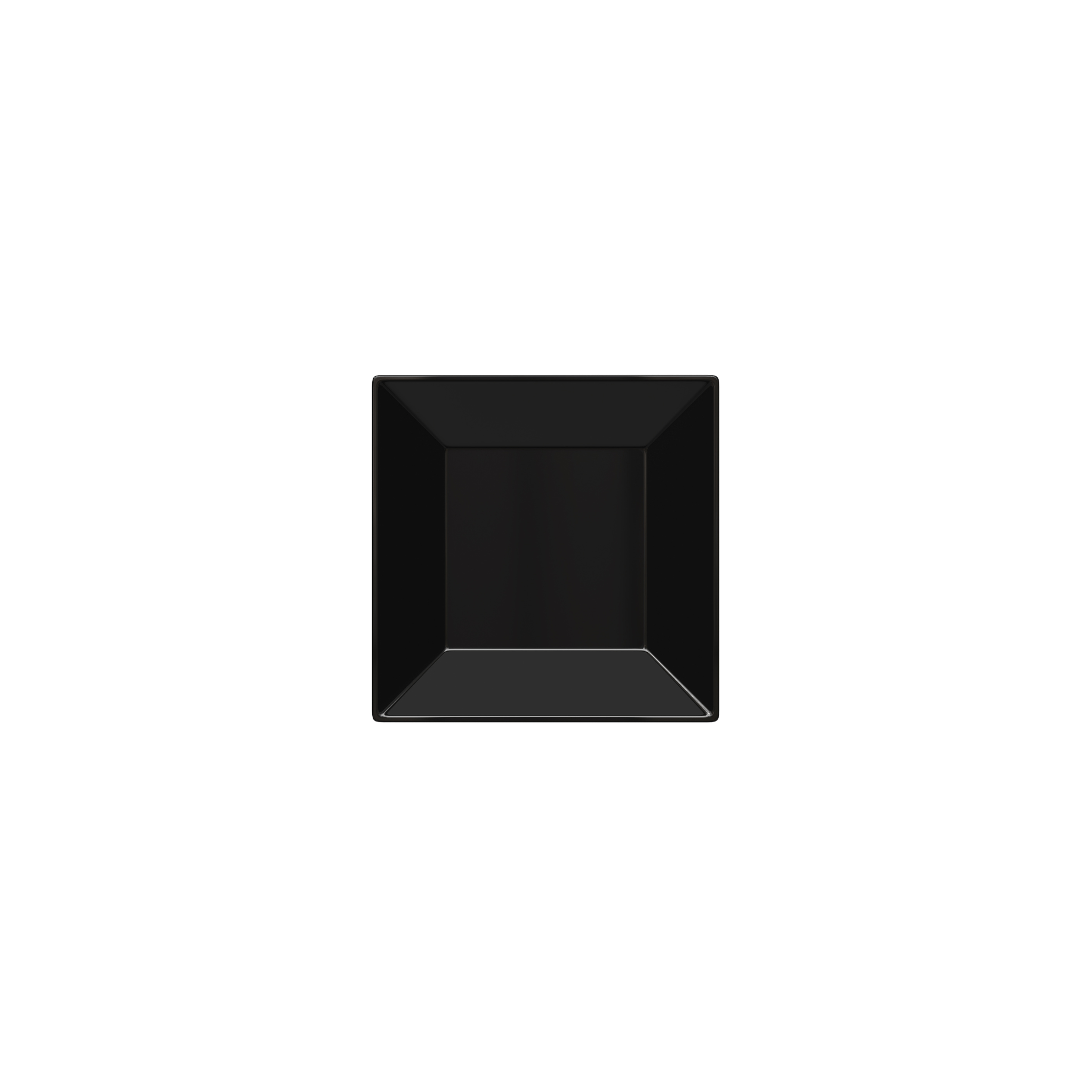 2.75" | Black Square Miniature Plates | 960 Count
