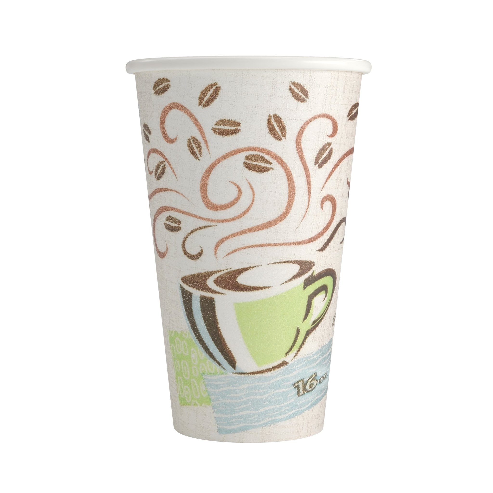 16 Oz. Dixie Perfect Touch Paper Cups | 500 Count