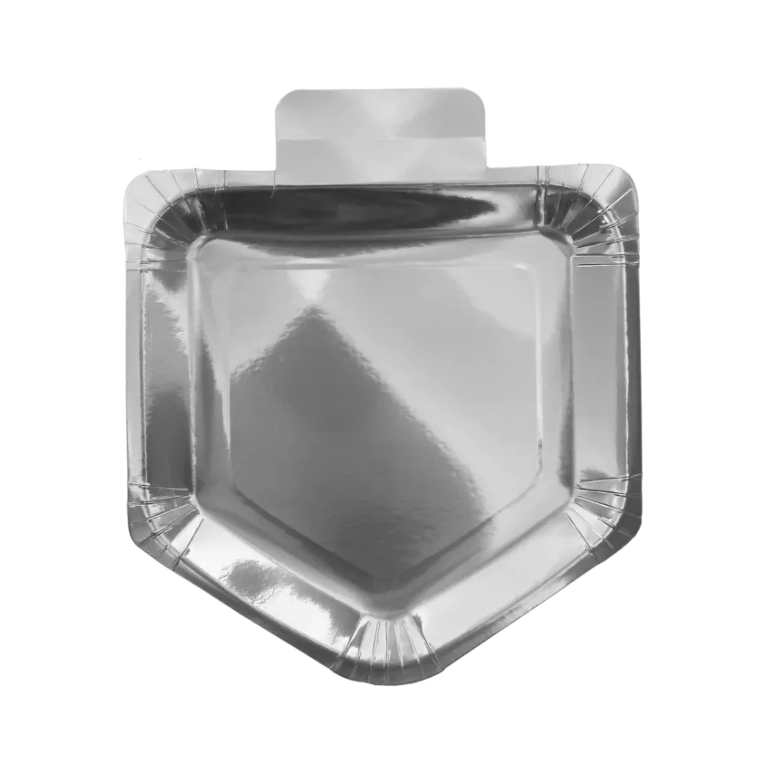 Silver Dreidel Plate (100 Count)