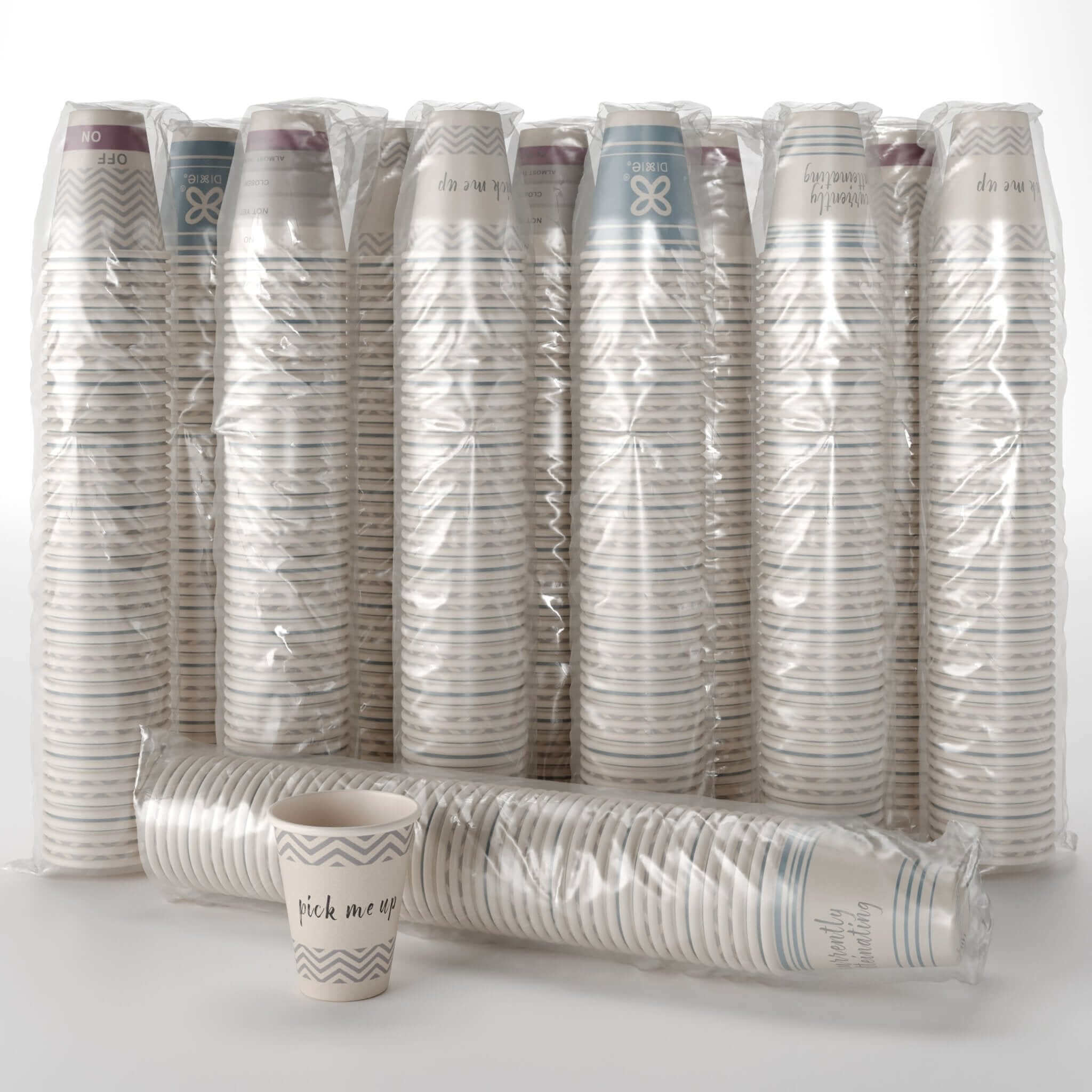 12 Oz. Dixie To Go Multi Color Insulated Hot Cups | 500 Count