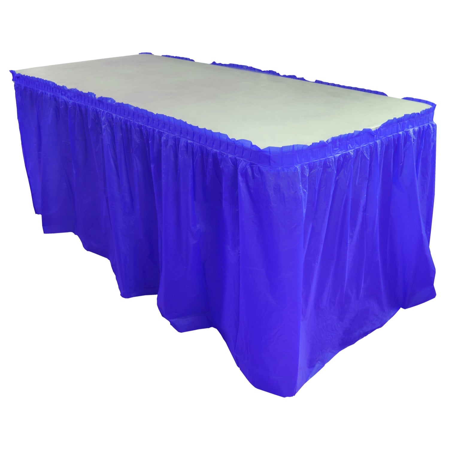 14' x 29in. Table Skirt  Dark Blue - 48 ct.