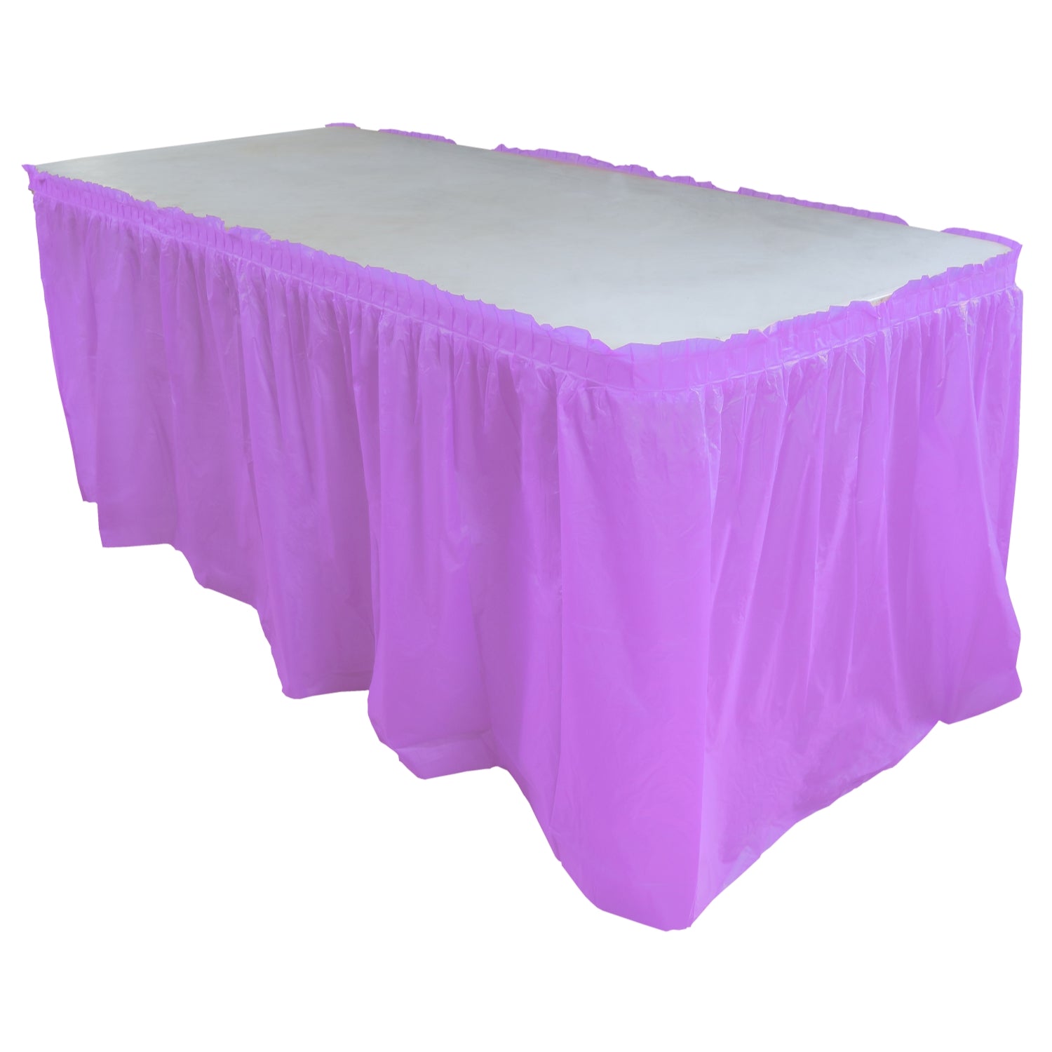 14' x 29in. Table Skirt  Lavender - 48 ct.