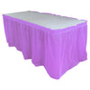 14' x 29in. Table Skirt  Lavender - 48 ct.