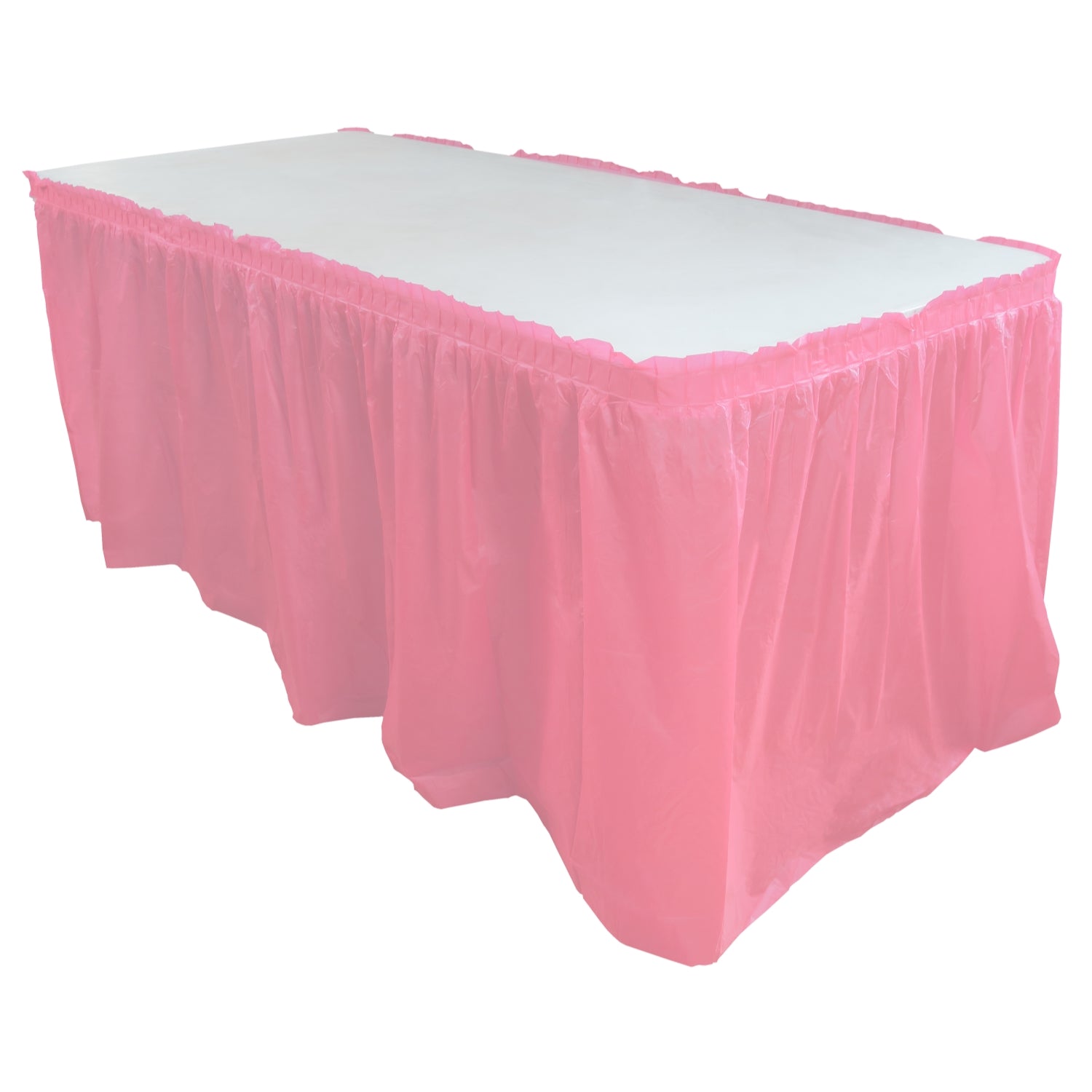 14' x 29in. Table Skirt  Pink - 48 ct.
