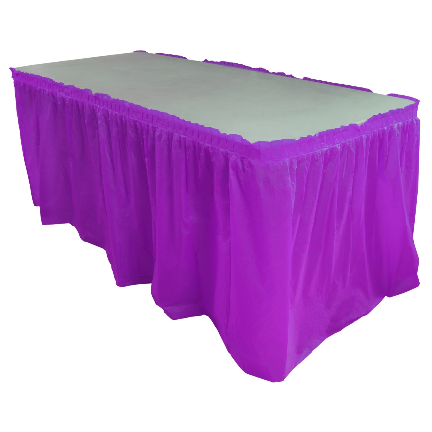 14' x 29in. Table Skirt  Purple - 48 ct.