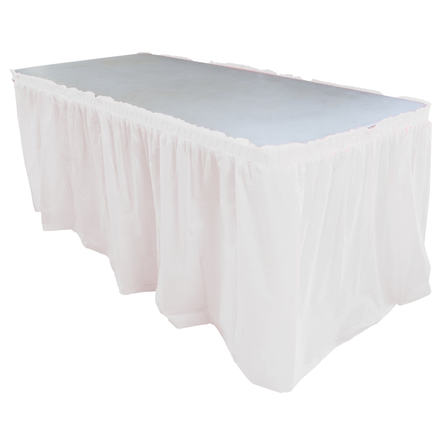 14' x 29in. Table Skirt  White - 48 ct.