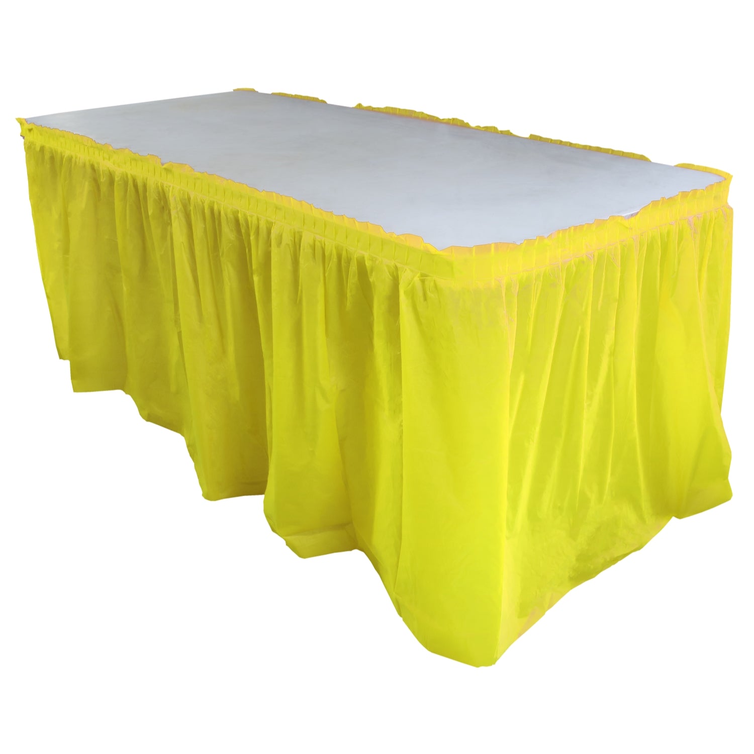 14' x 29in. Table Skirt  Light Yellow - 48 ct.