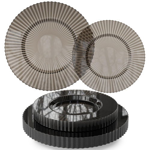 Topaz Gemstone Essentials Set | Dinner & Salad Plates | Serves 120