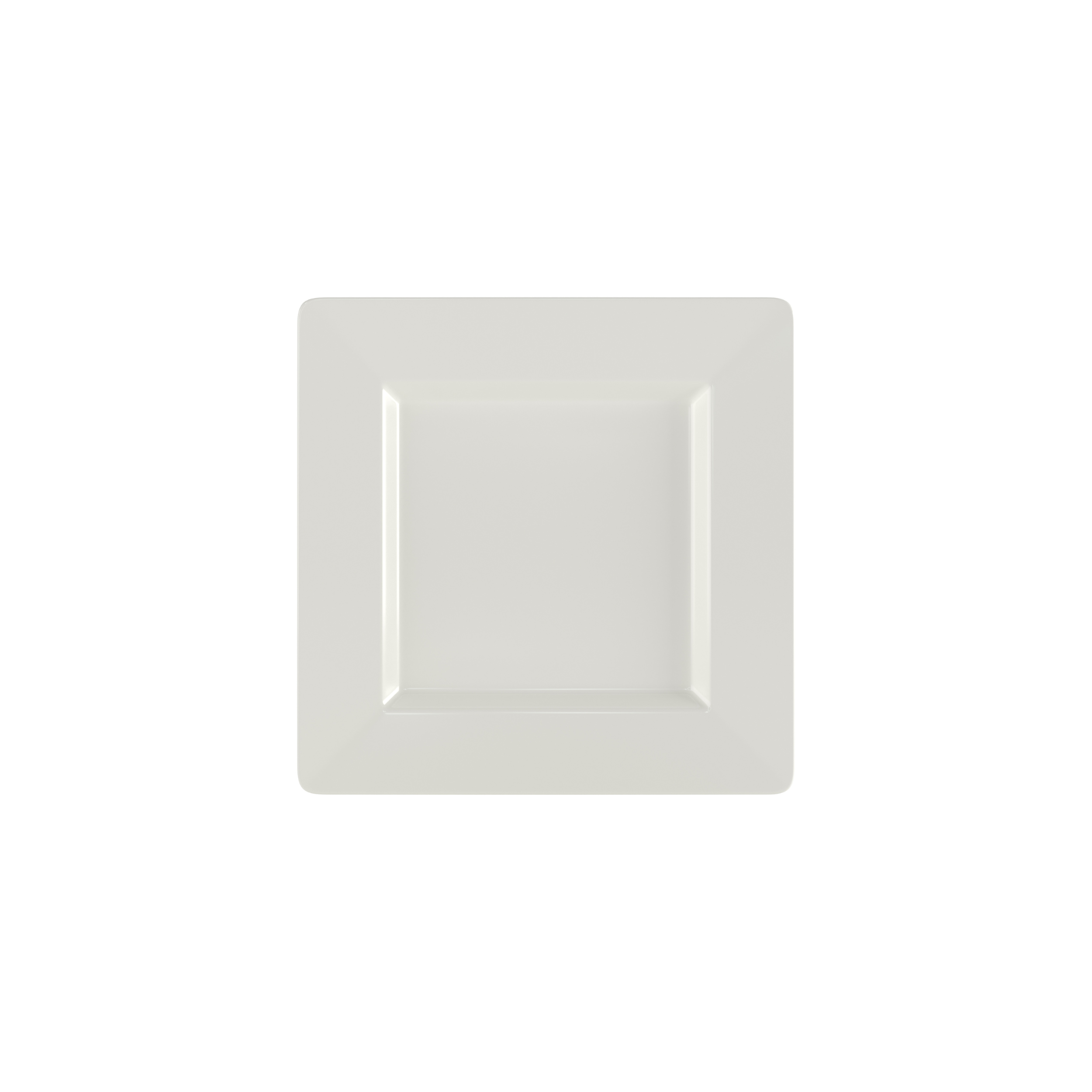 4.5 In. Ivory Square Plates (600)
