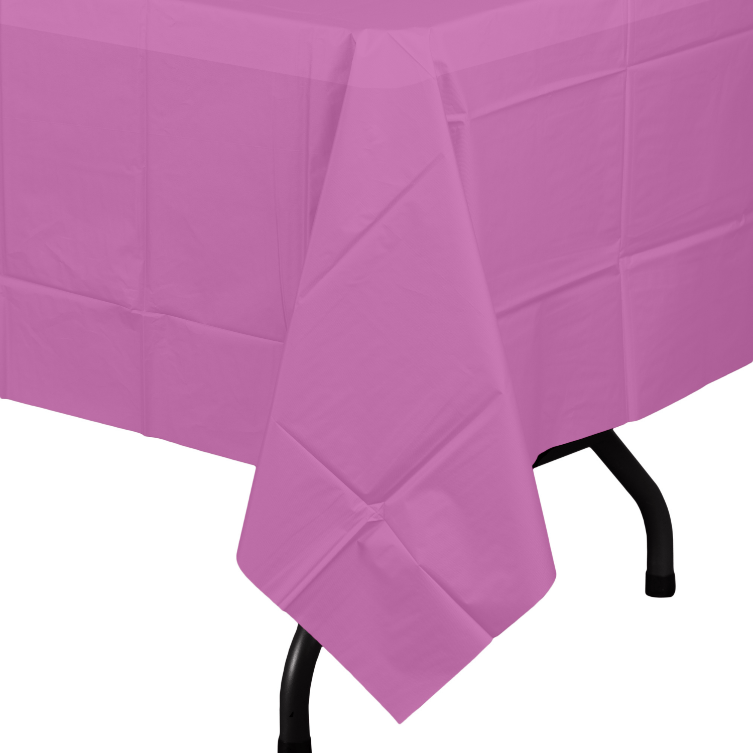 Magenta Plastic Tablecloth | 48 Count