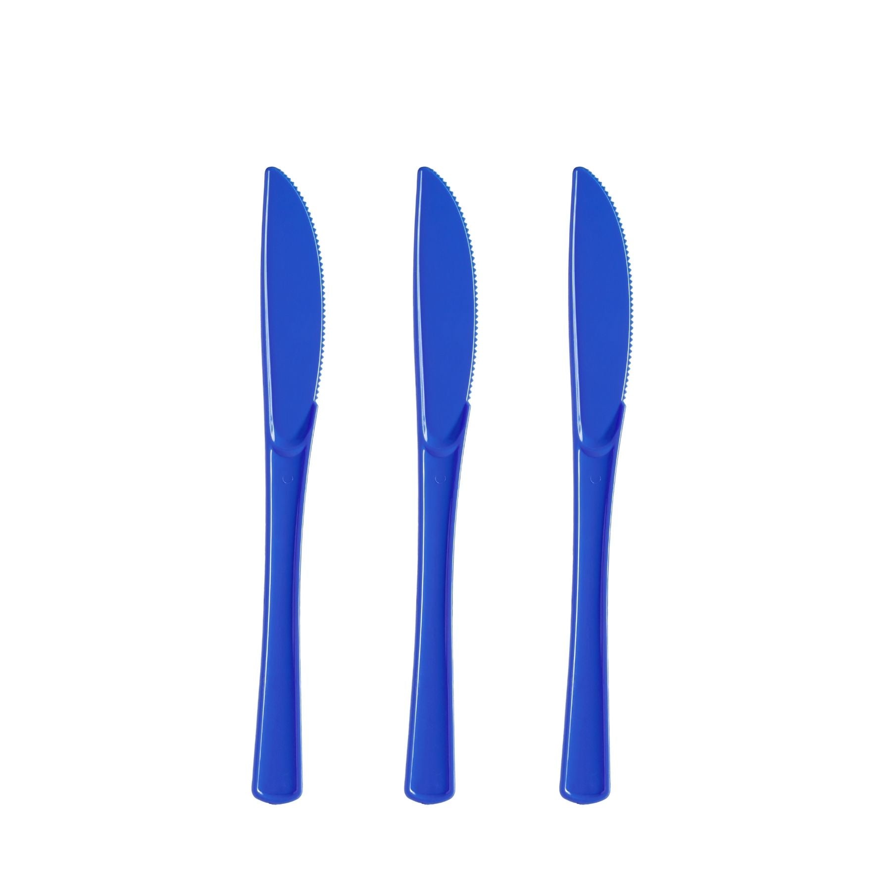 Heavy Duty Dark Blue Plastic Knives | 1200 Count