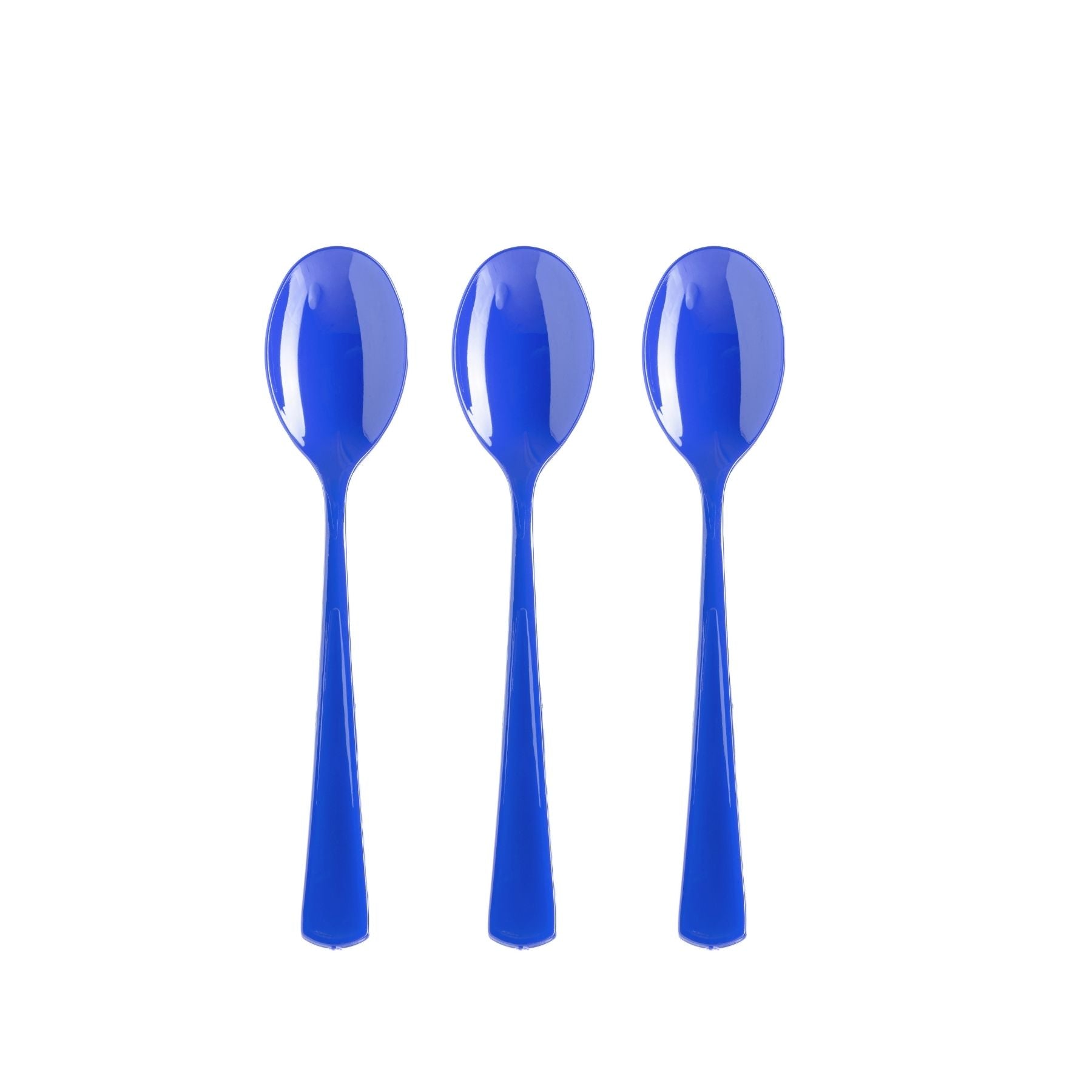 Heavy Duty Dark Blue Plastic Spoons | 1200 Count