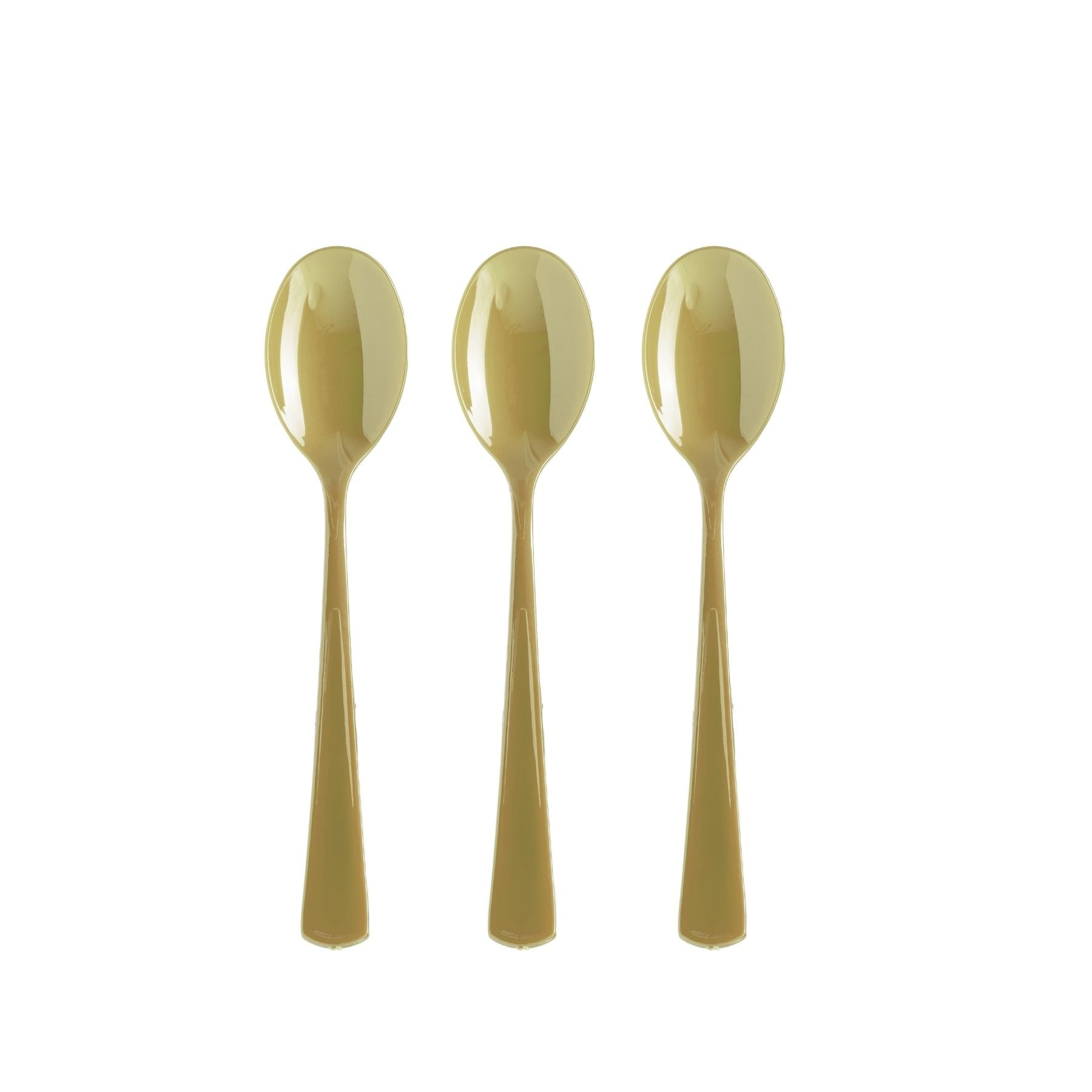 Heavy Duty Gold Plastic Spoons | 1200 Count