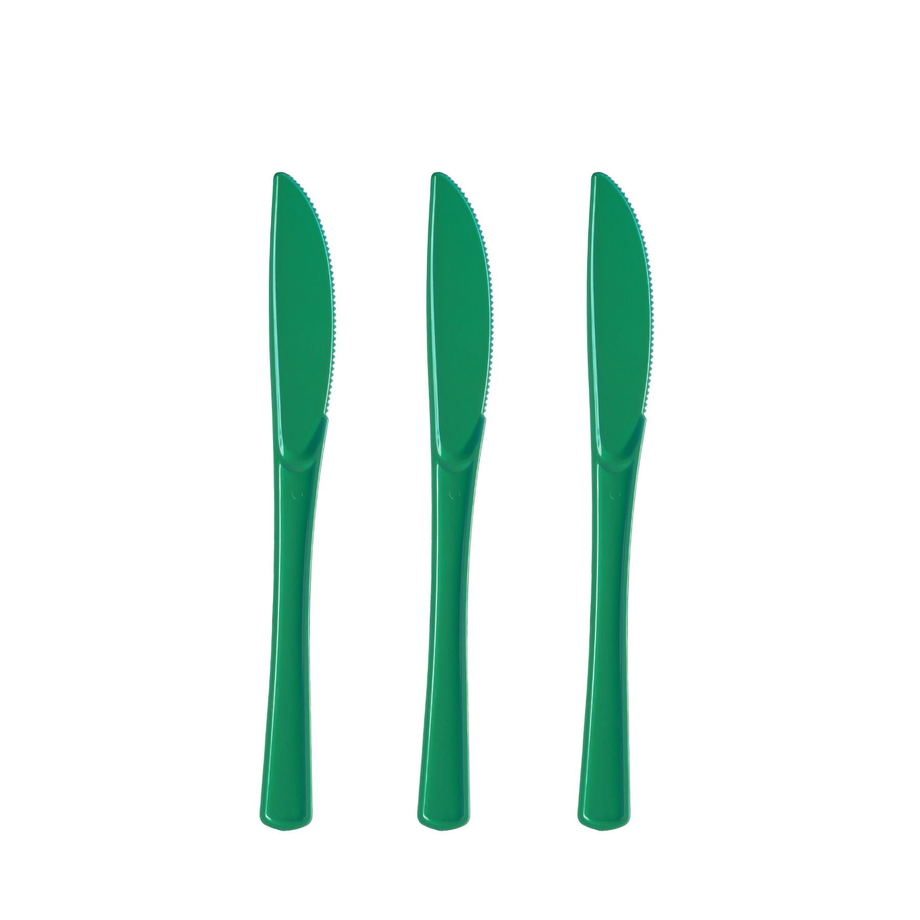 Heavy Duty Emerald Green Plastic Knives | 1200 Count