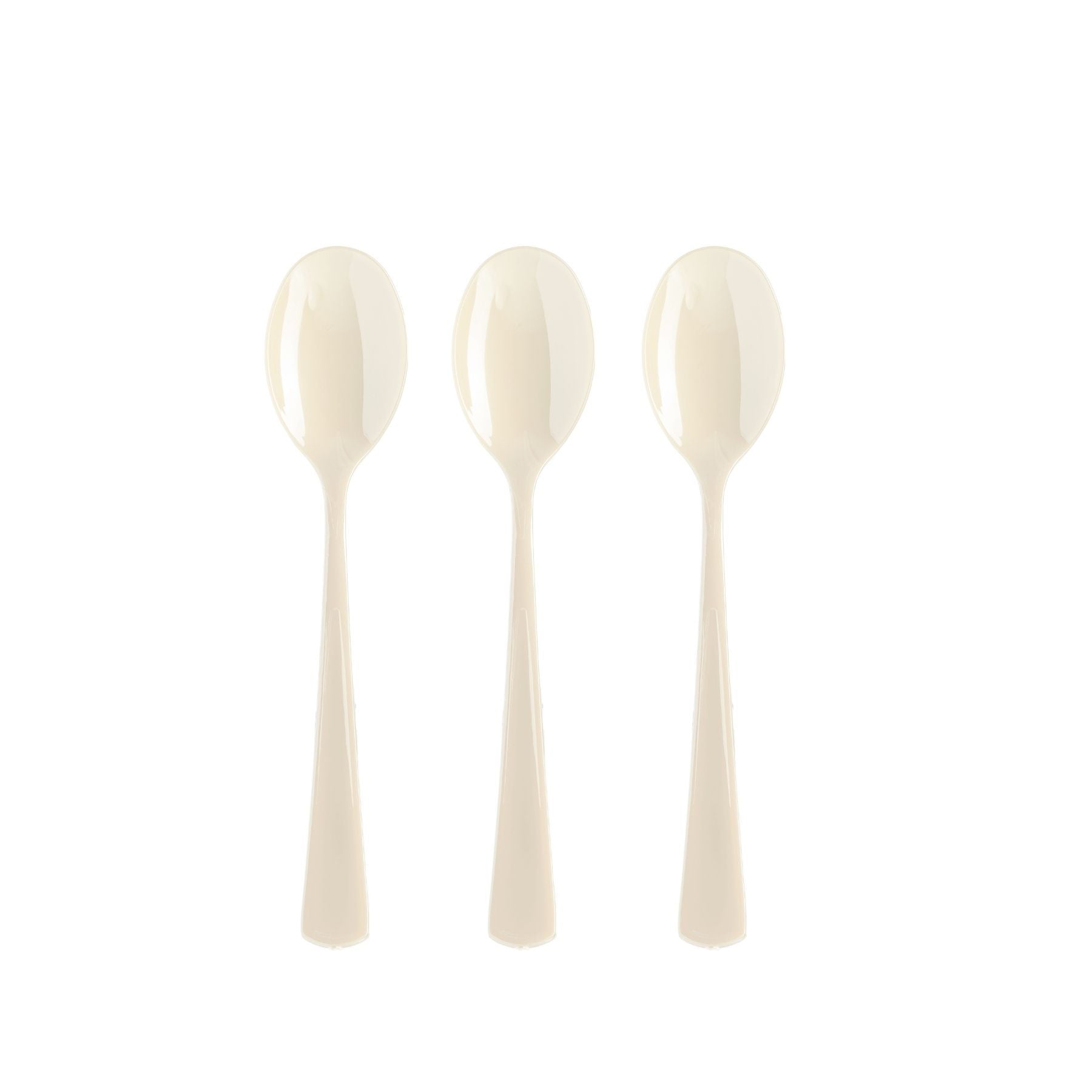 Heavy Duty Ivory Plastic Spoons | 1200 Count