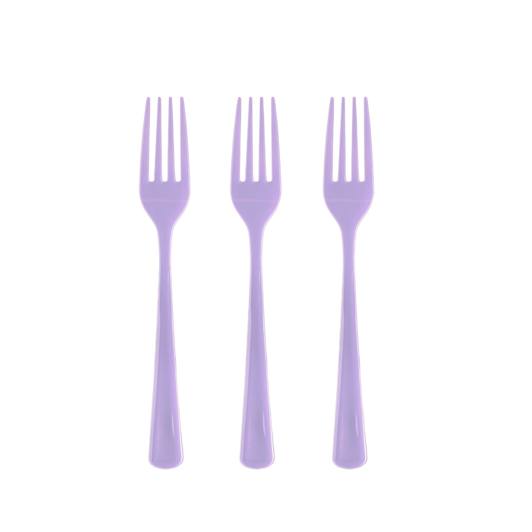 Heavy Duty Lavender Plastic Forks | 1200 Count