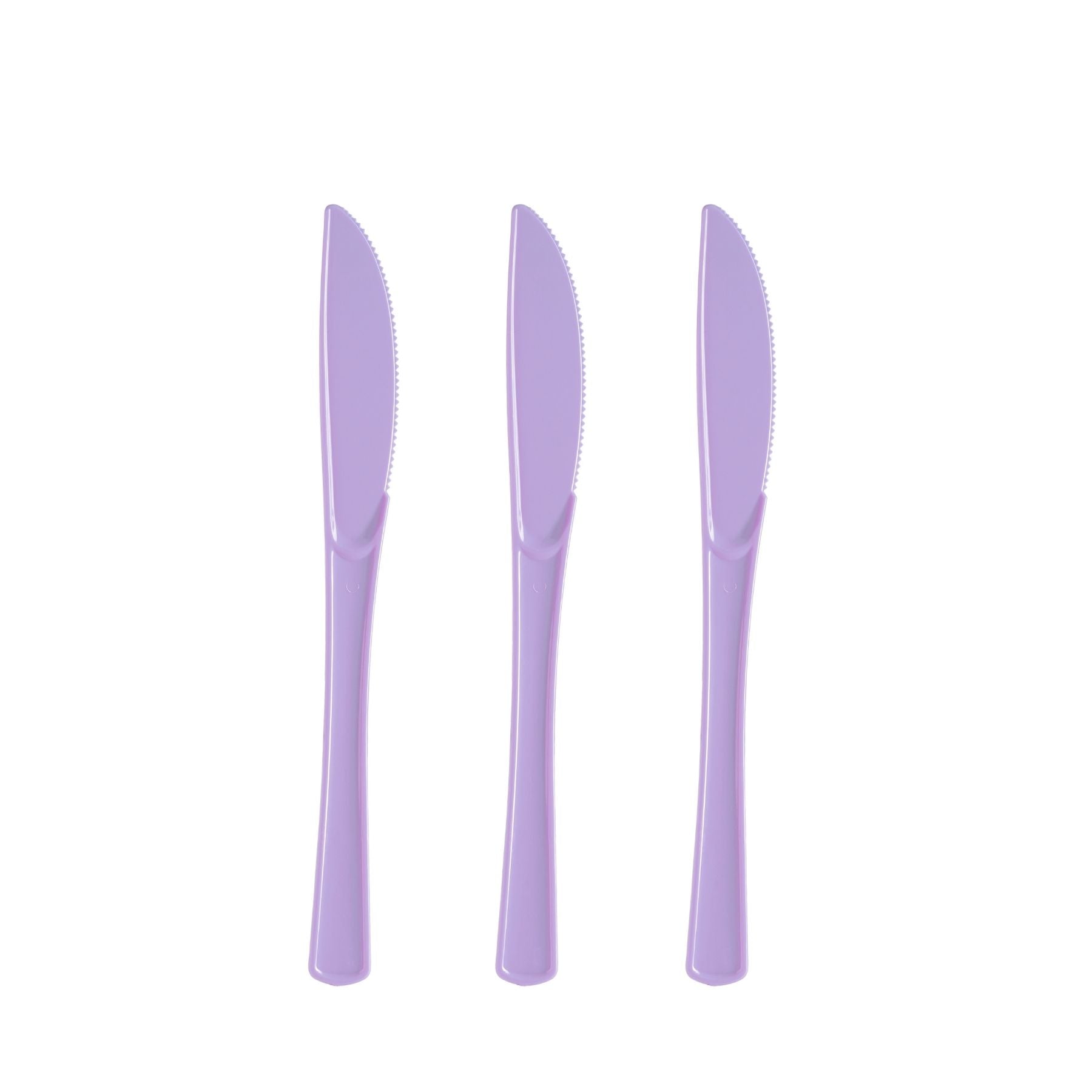 Heavy Duty Lavender Plastic Knives | 1200 Count