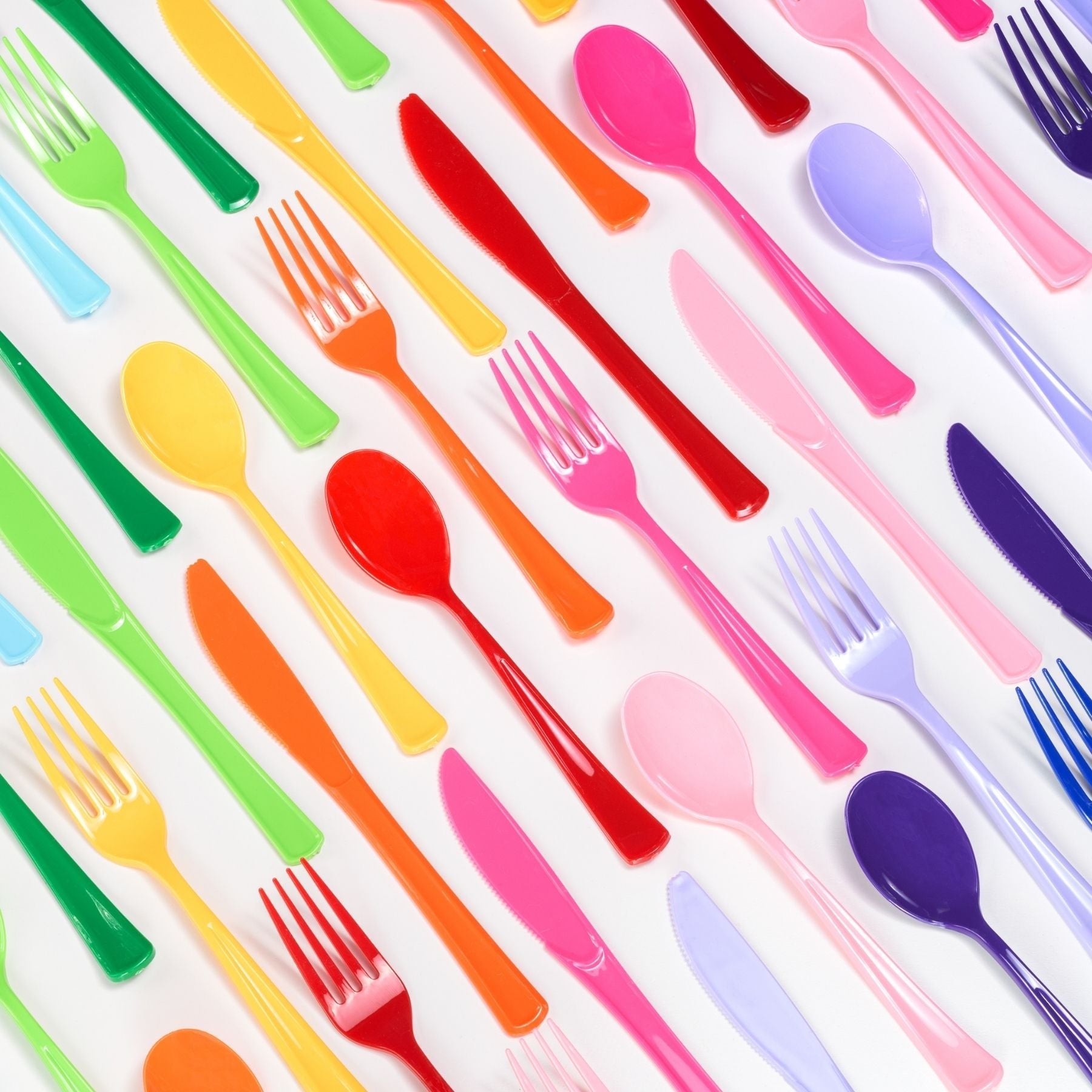 Heavy Duty Pink Plastic Forks | 1200 Count