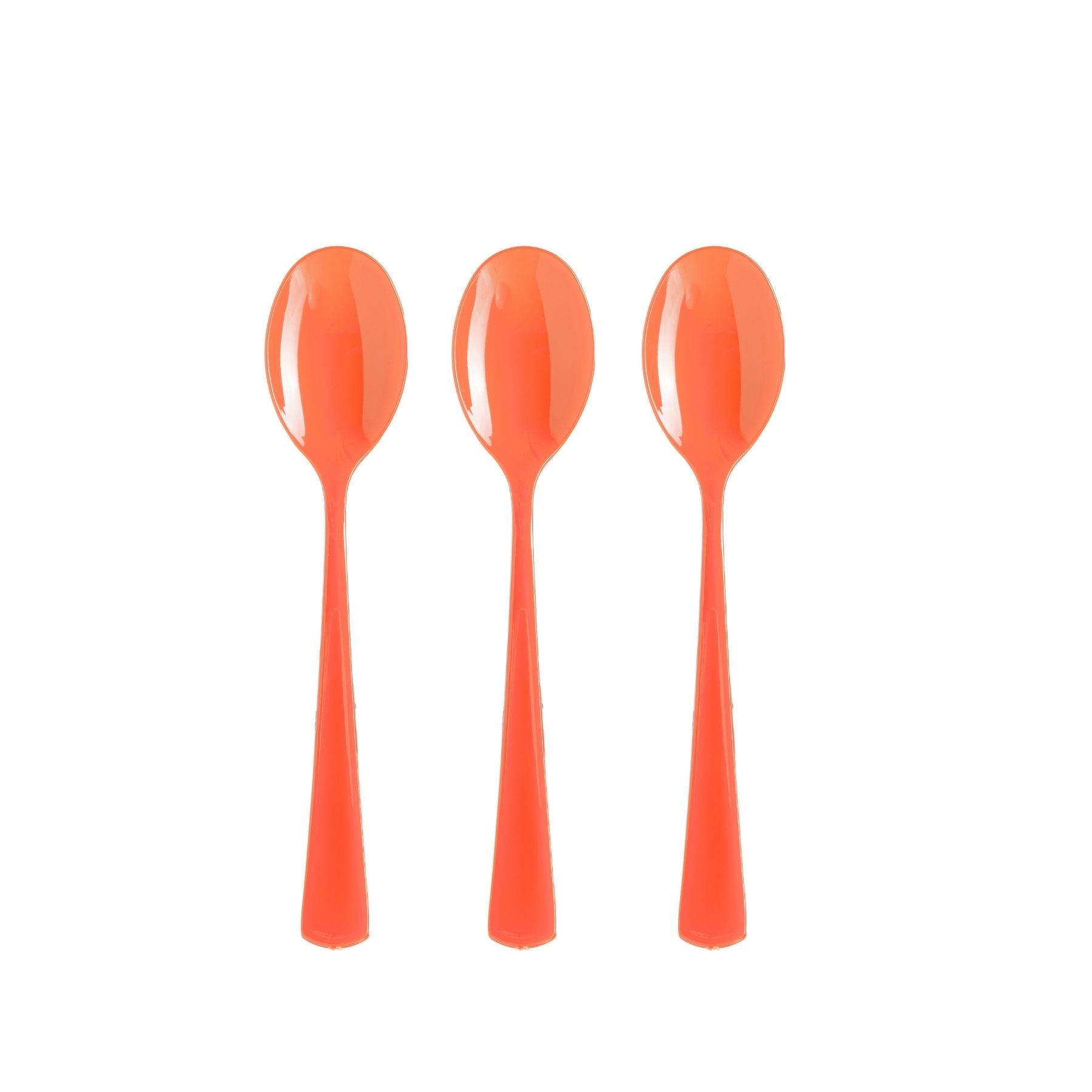 Heavy Duty Orange Plastic Spoons | 1200 Count