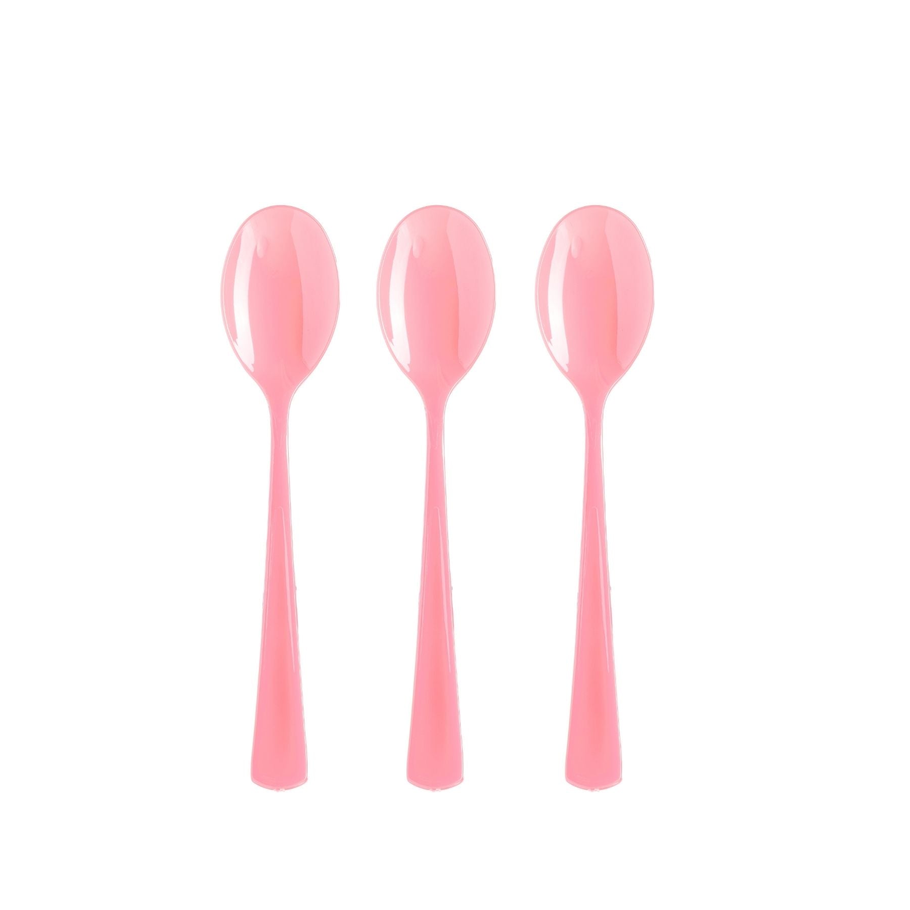 Heavy Duty Pink Plastic Spoons | 1200 Count