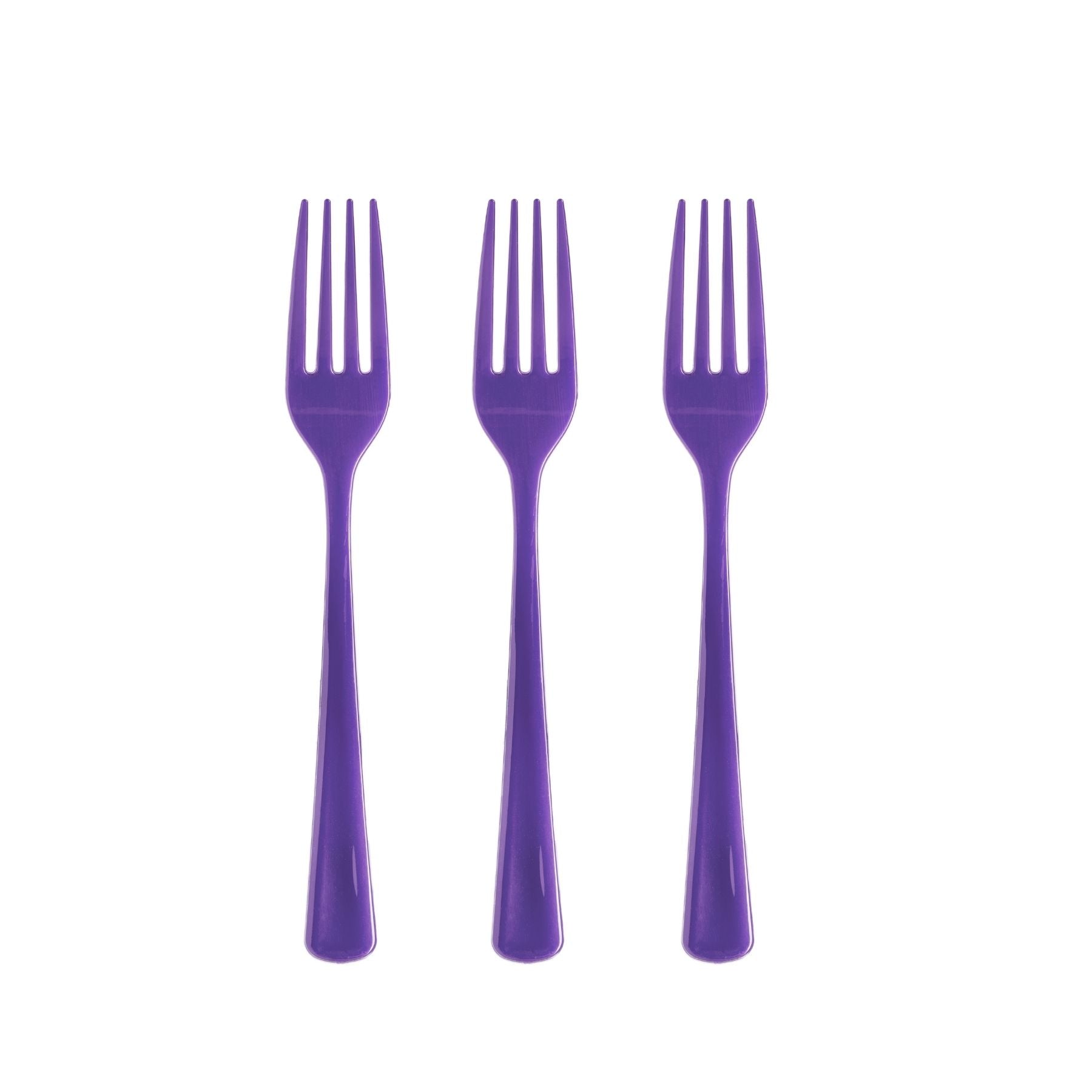 Heavy Duty Purple Plastic Forks | 1200 Count