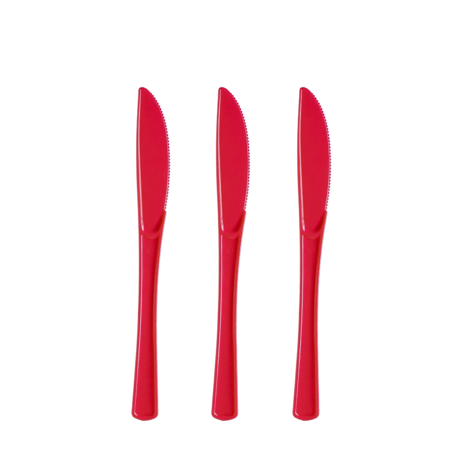 Heavy Duty Red Plastic Knives | 1200 Count