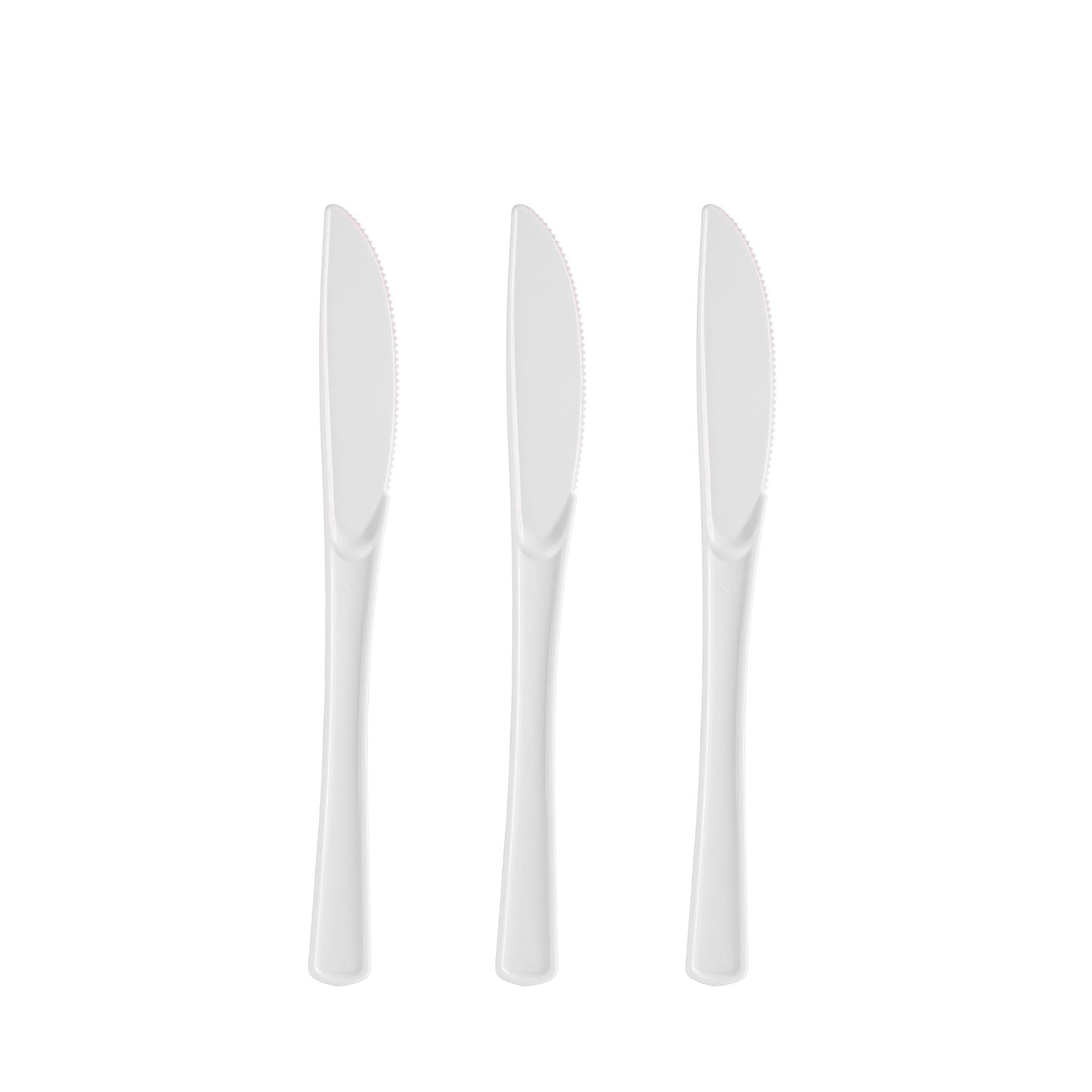 Heavy Duty White Plastic Knives | 1200 Count