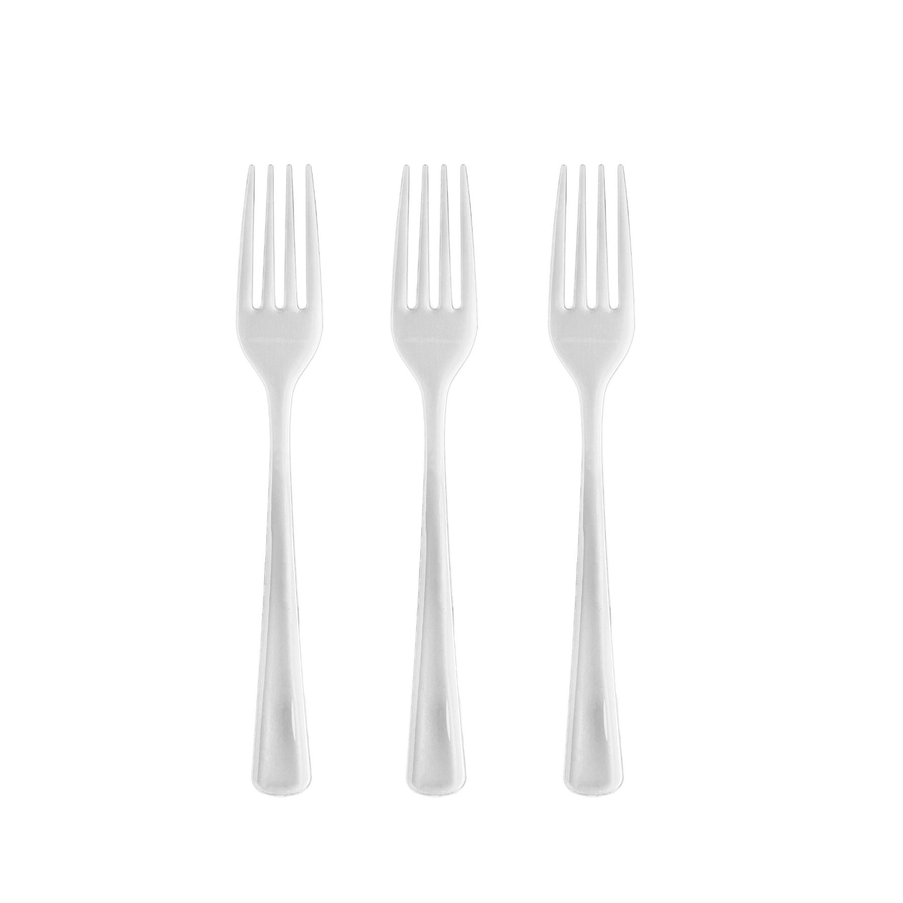 Heavy Duty Clear Plastic Forks | 1200 Count
