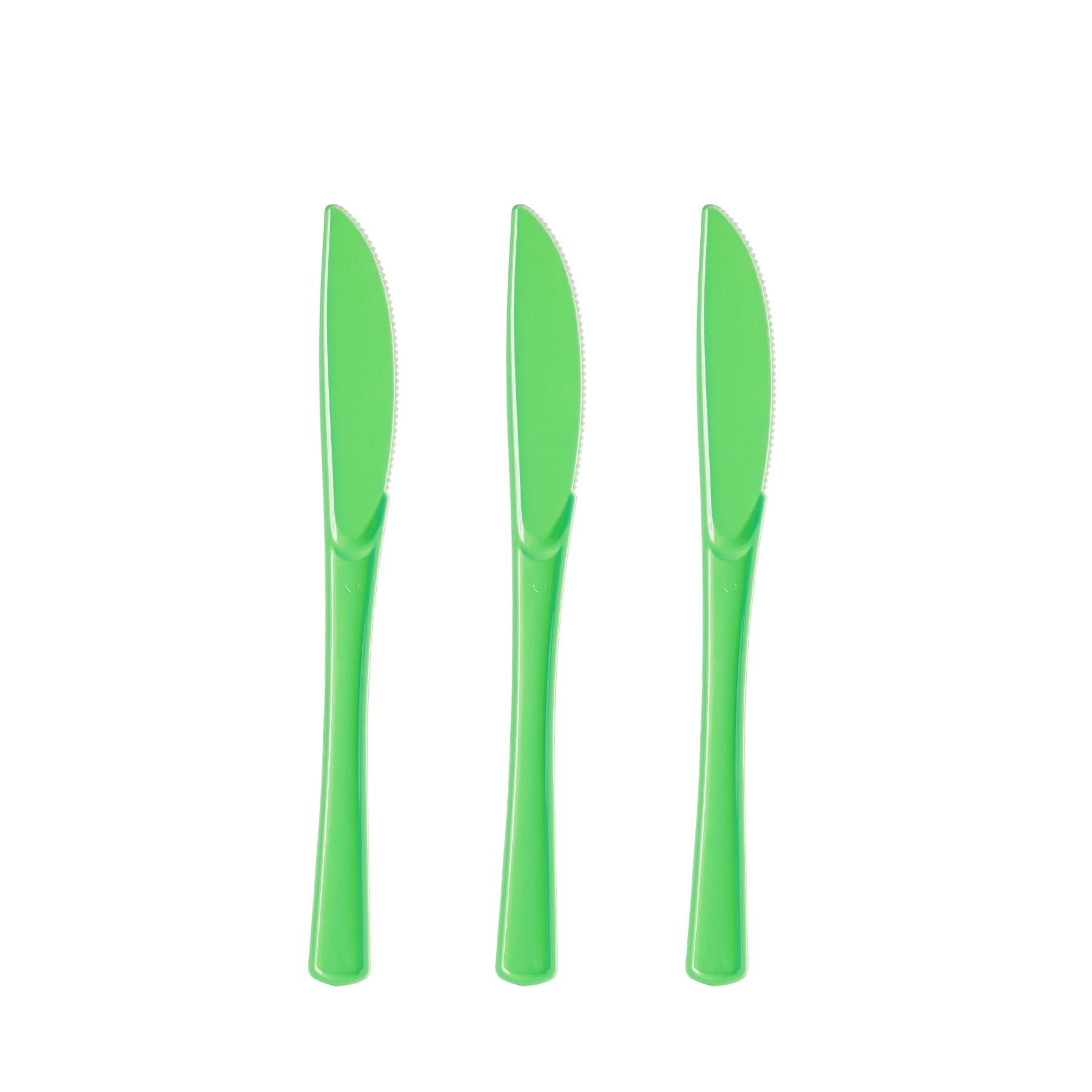 Heavy Duty Lime Green Plastic Knives | 1200 Count