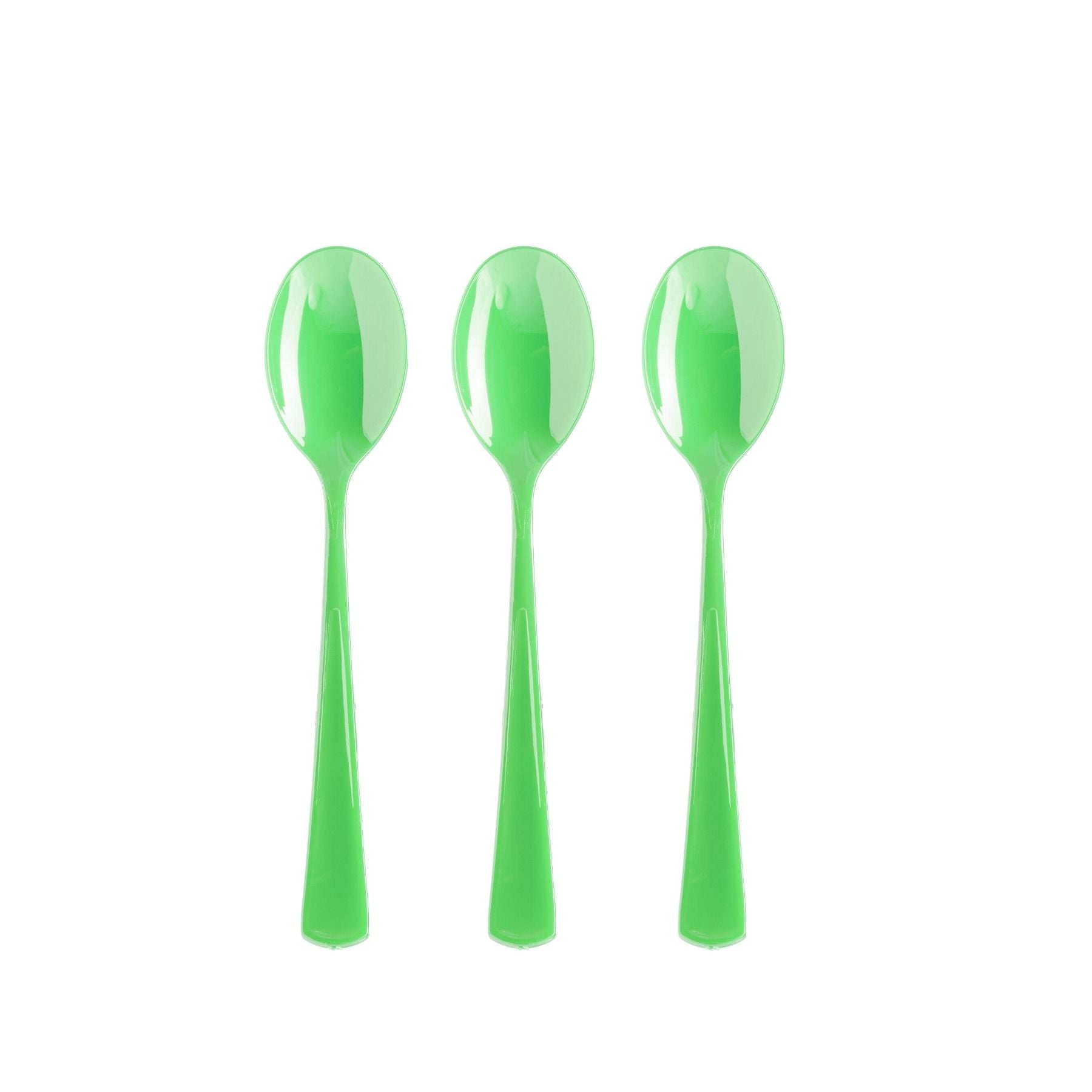 Heavy Duty Lime Green Plastic Spoons | 1200 Count