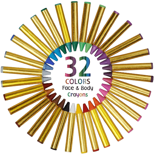 32 Face Paint Crayon Set