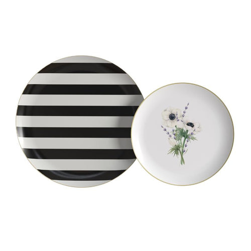 Earthtrends Anemone Essentials Set | Dinner & Salad Plates | Serves 200