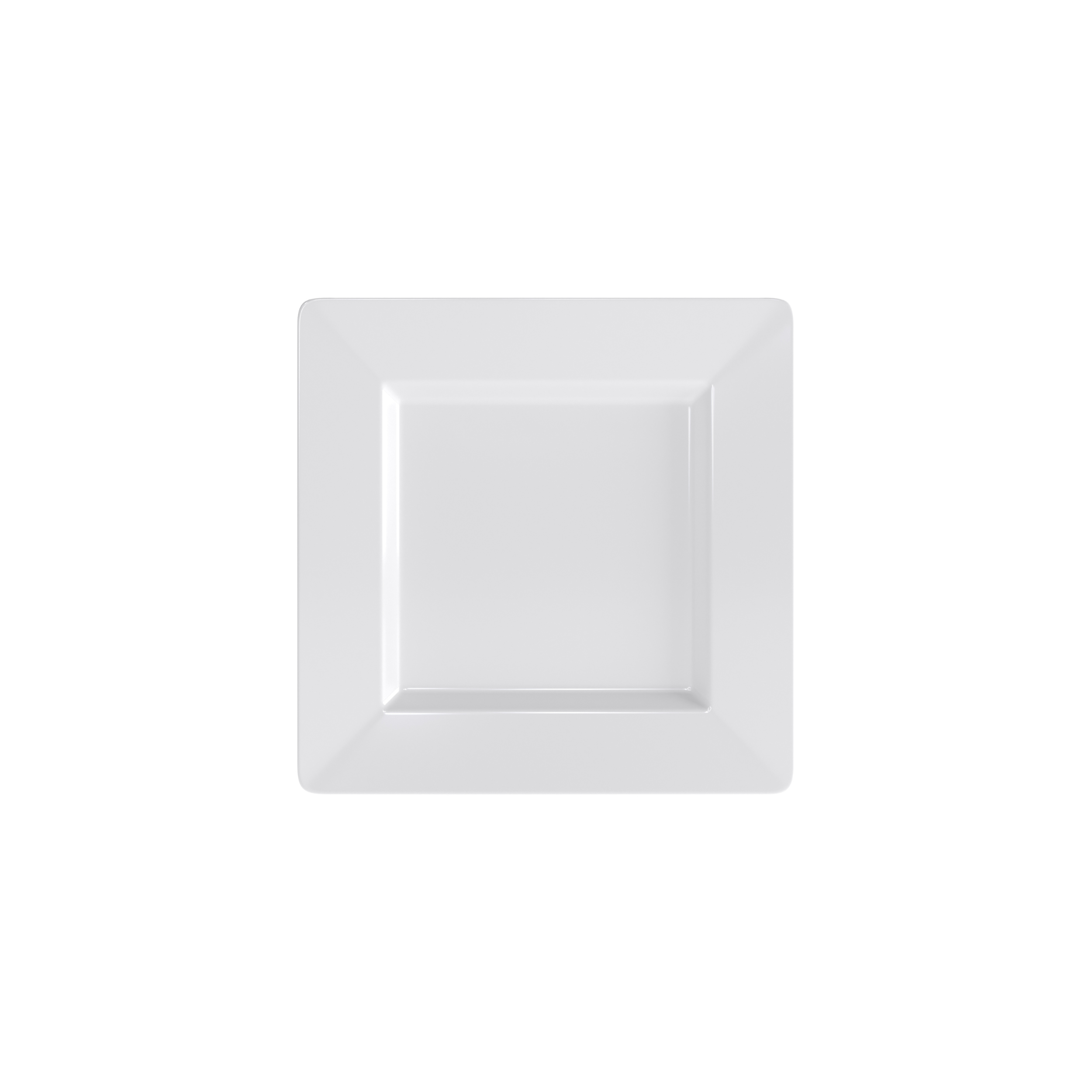 4.5 In. White Square Plates (600 Count)