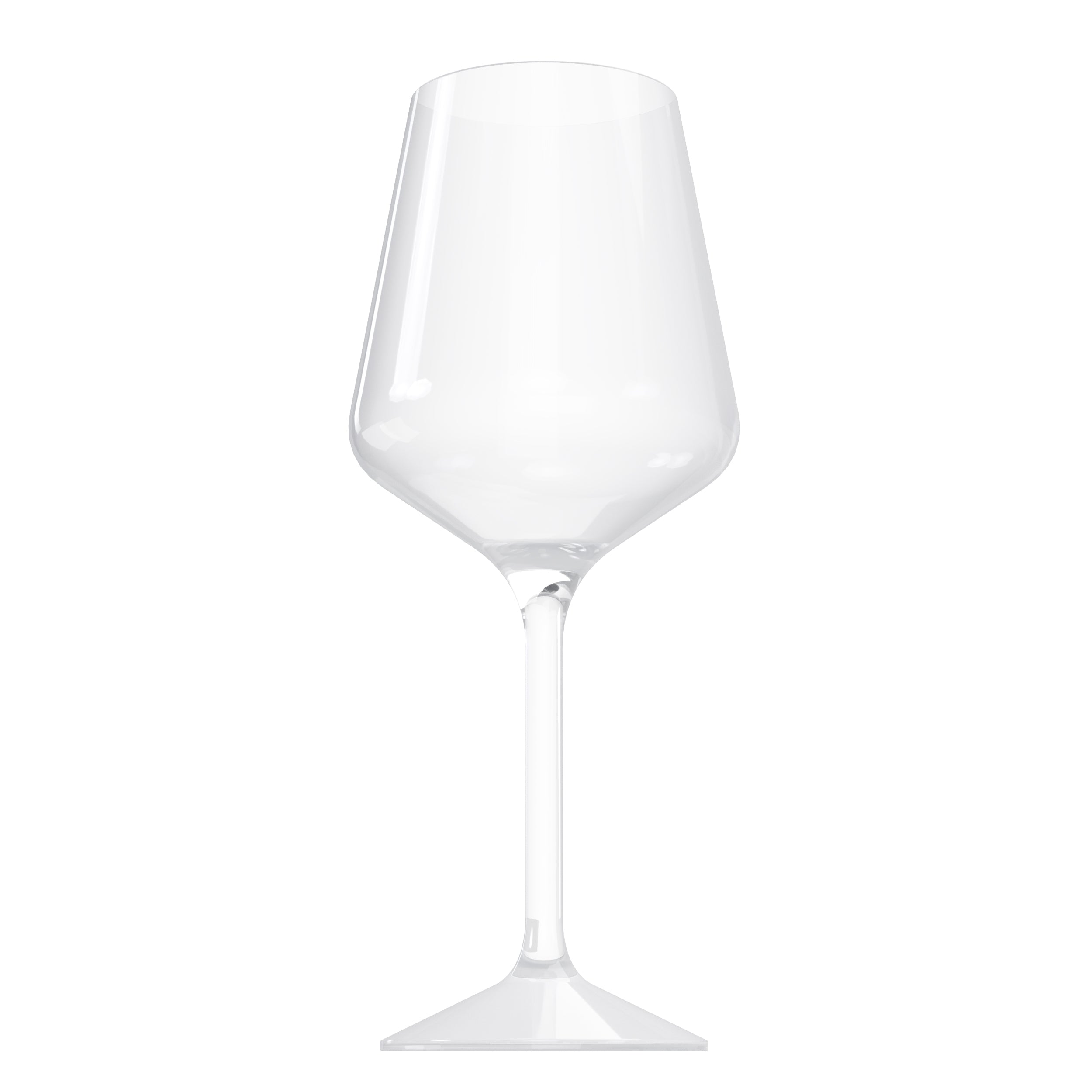 Reusable 16 Oz. Clear Stemmed Wine Cup | 12 Count