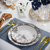 8 In. Rustik Design Plastic Plates | 120 Count