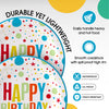7 In. Birthday Print Paper Plates | 500 Count