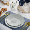 10 In. Dandelion Bloom Design Plastic Plates | 120 Count