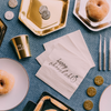 Gold Chanukah Paper Cups (100 Count)