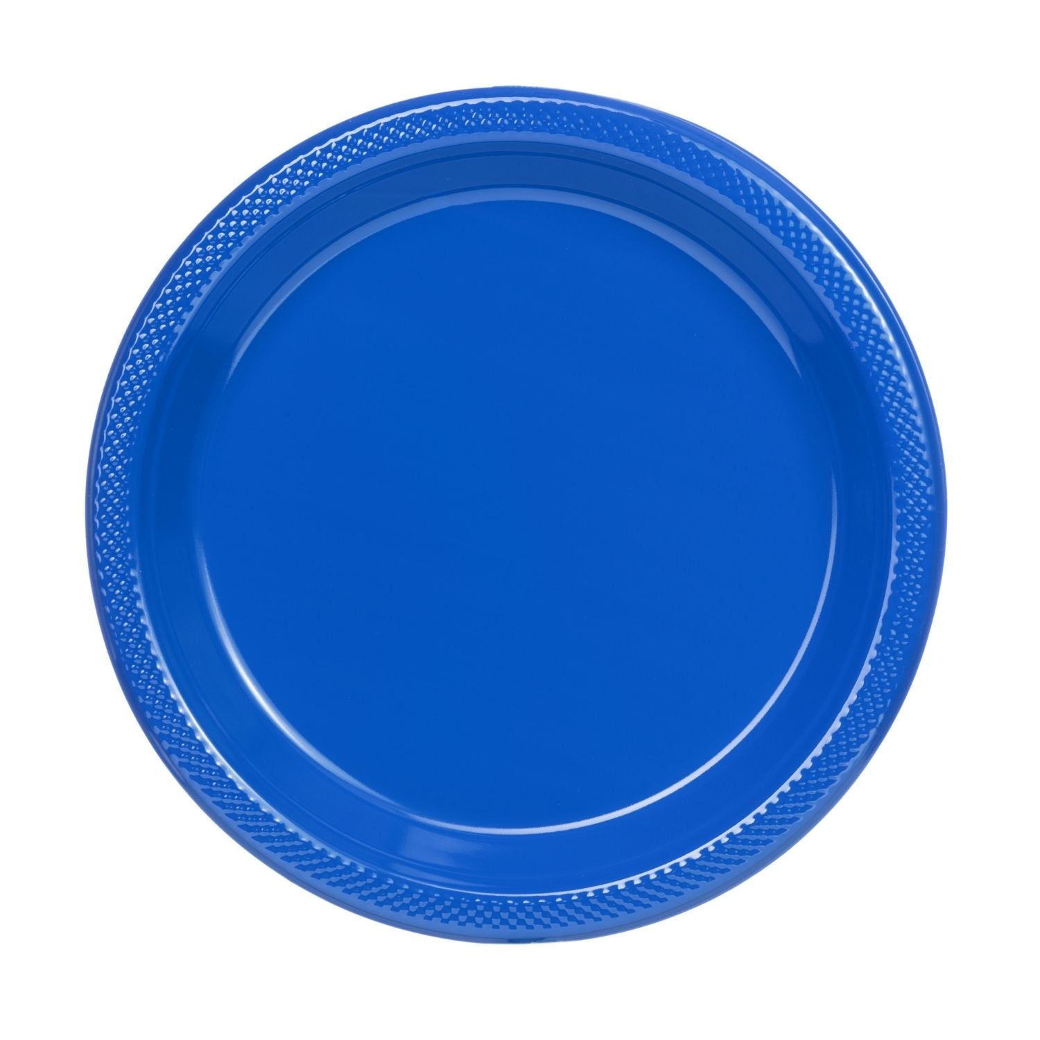 10" | Dark Blue Plastic Plates | 600 Count