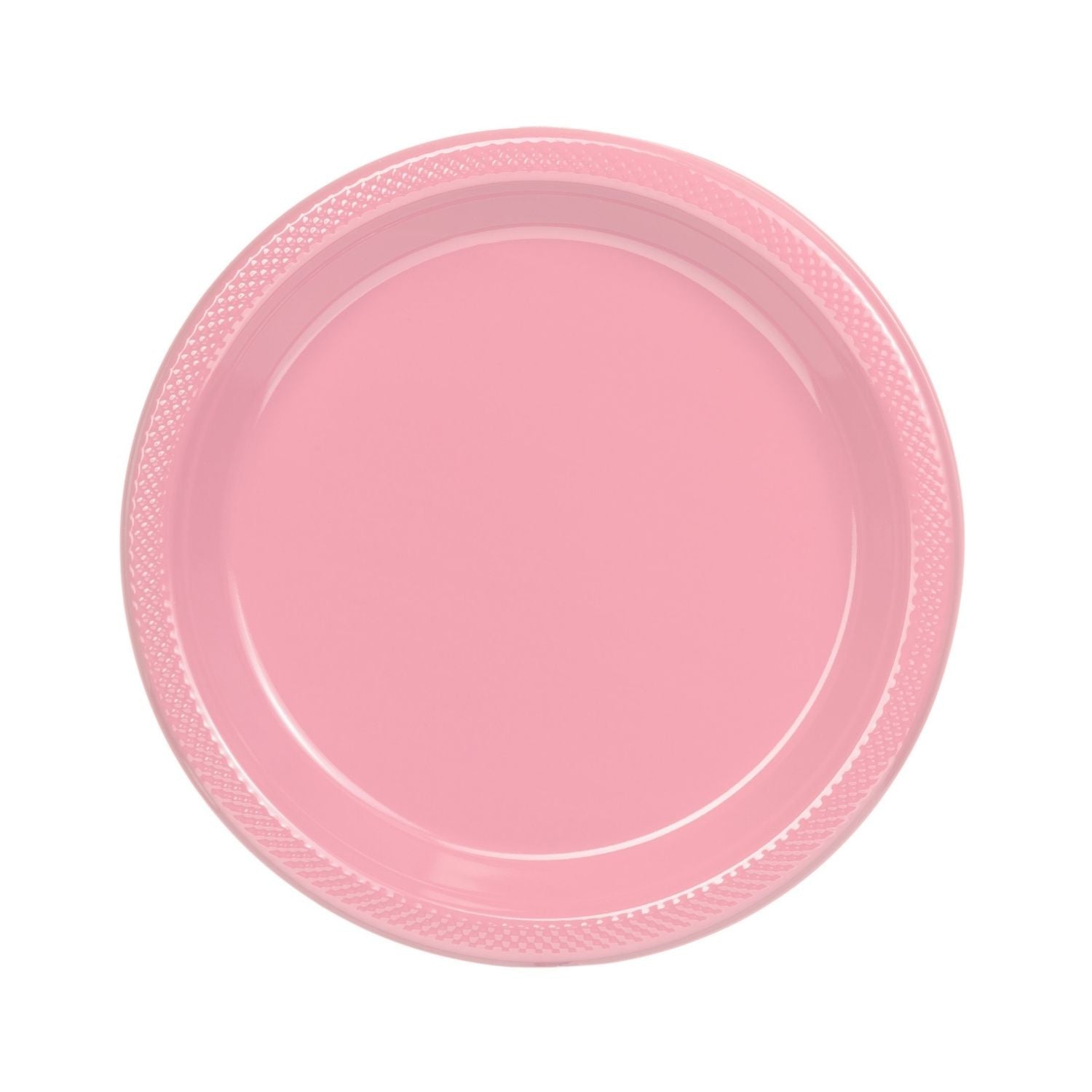 9" | Pink Plastic Plates | 600 Count