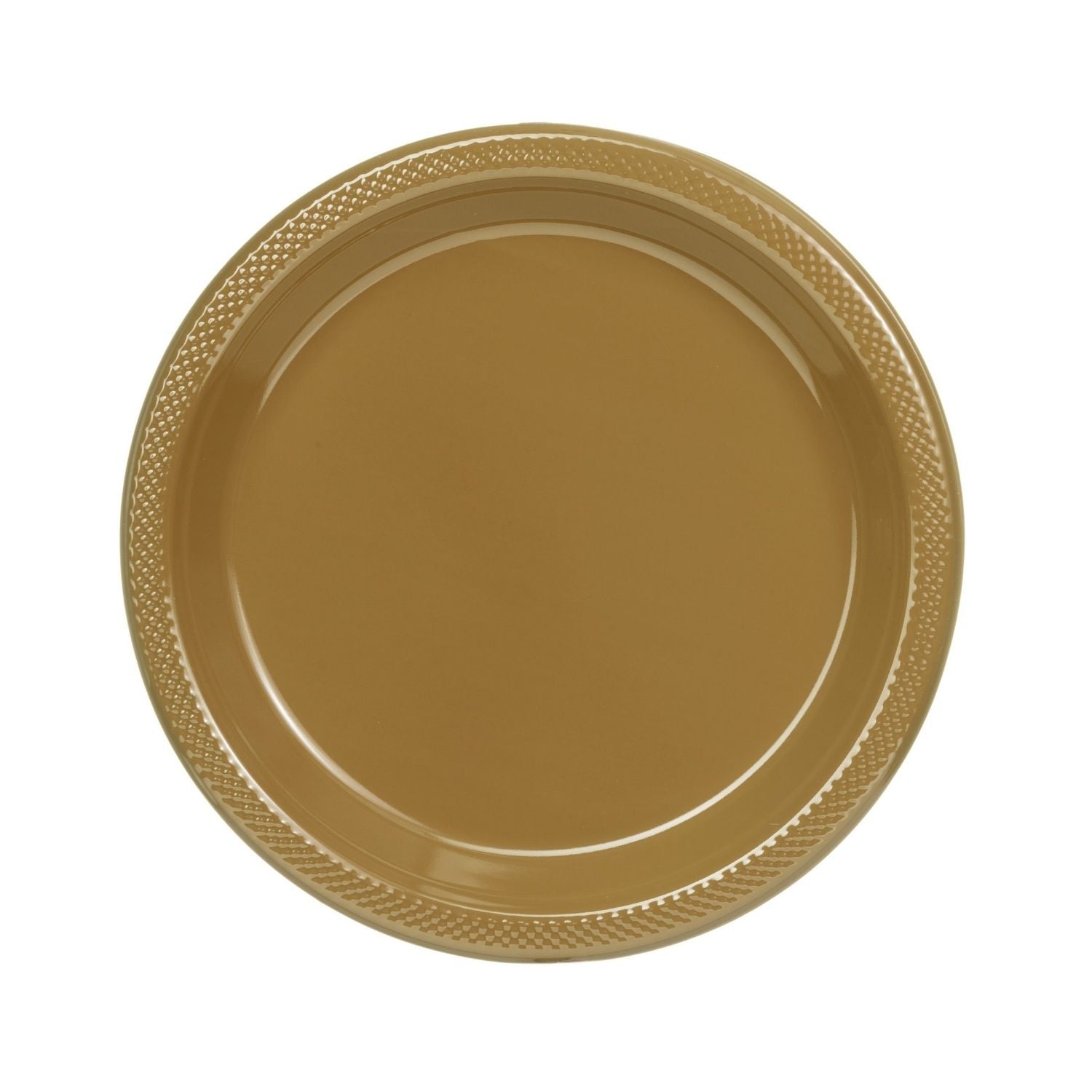 9" | Gold Plastic Plates | 600 Count