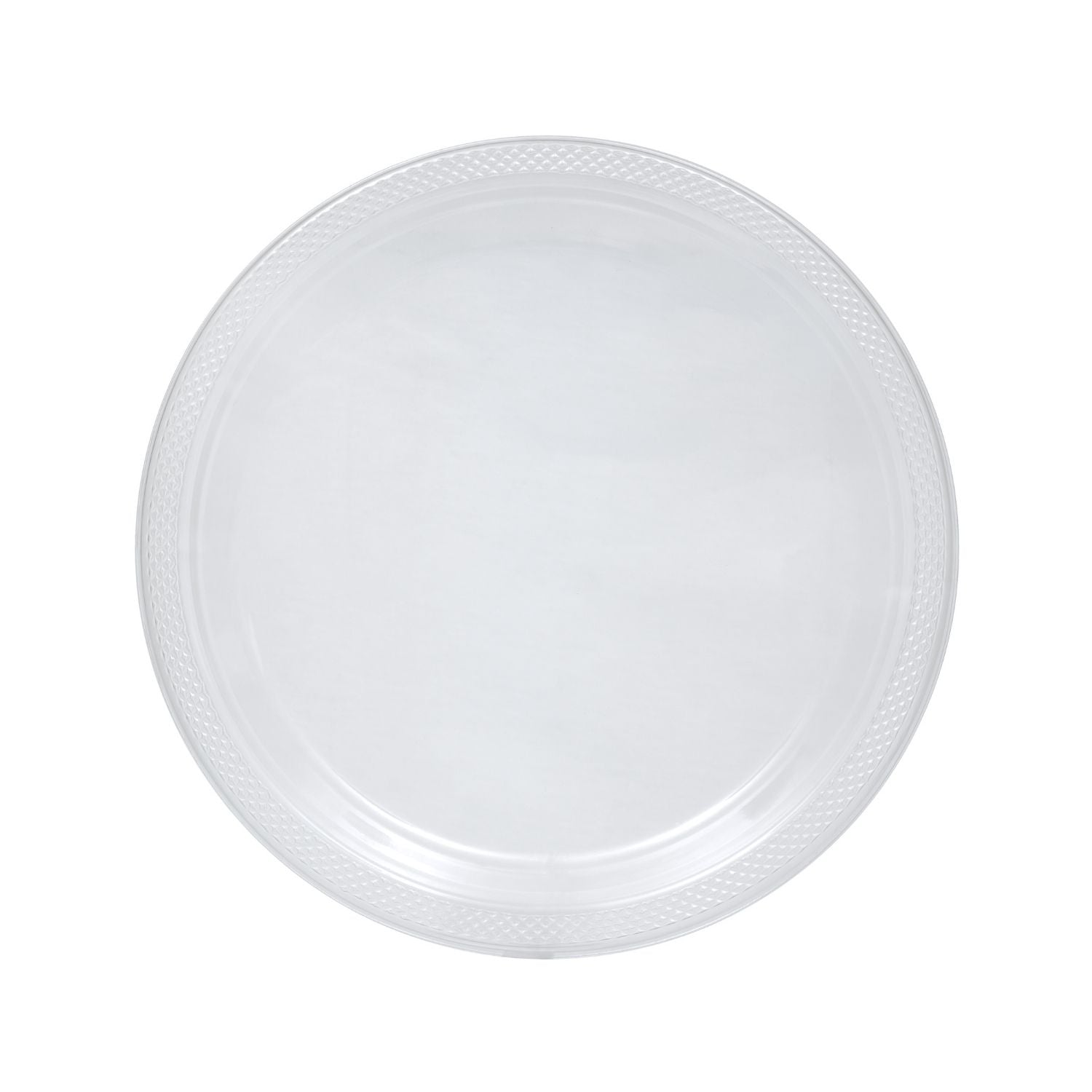 9" | Clear Plastic Plates | 600 Count