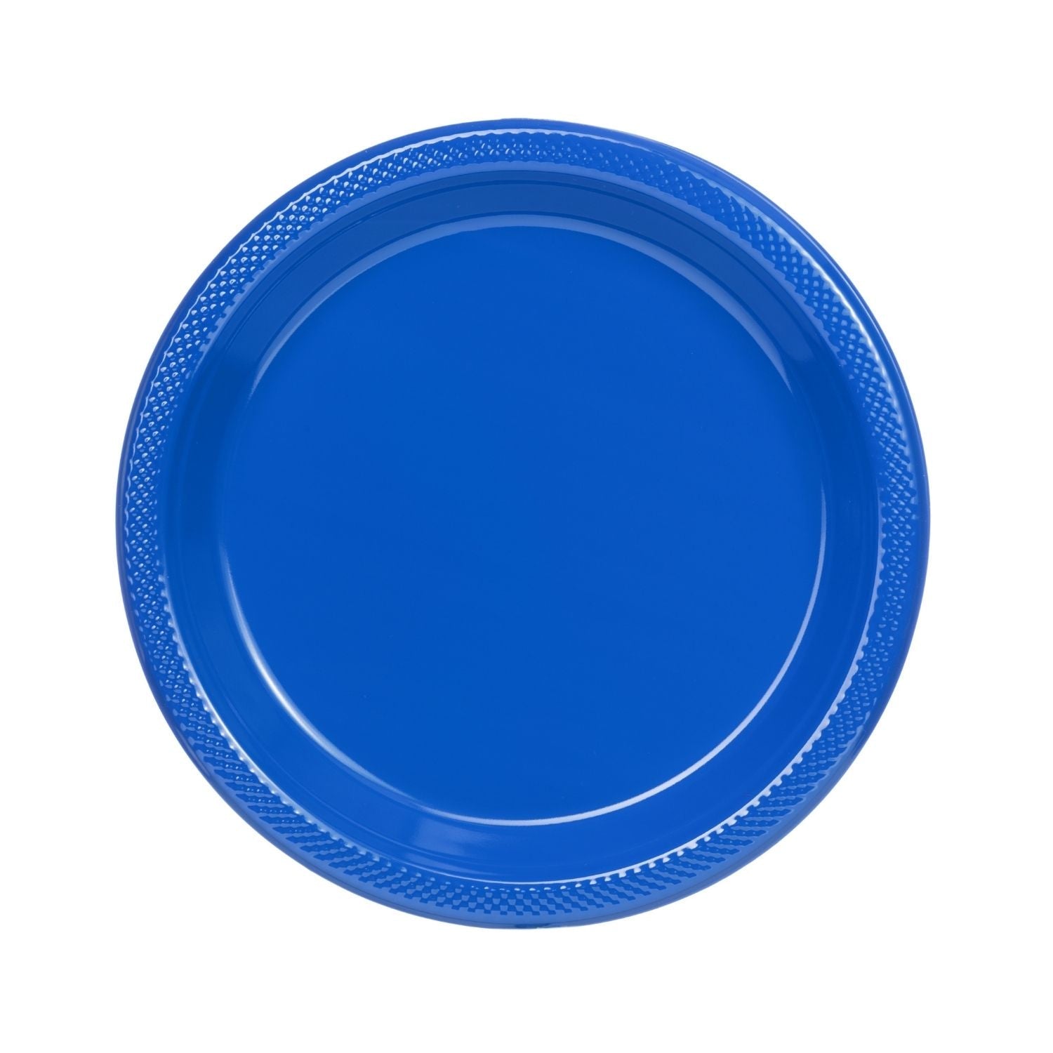 9" | Dark Blue Plastic Plates | 600 Count